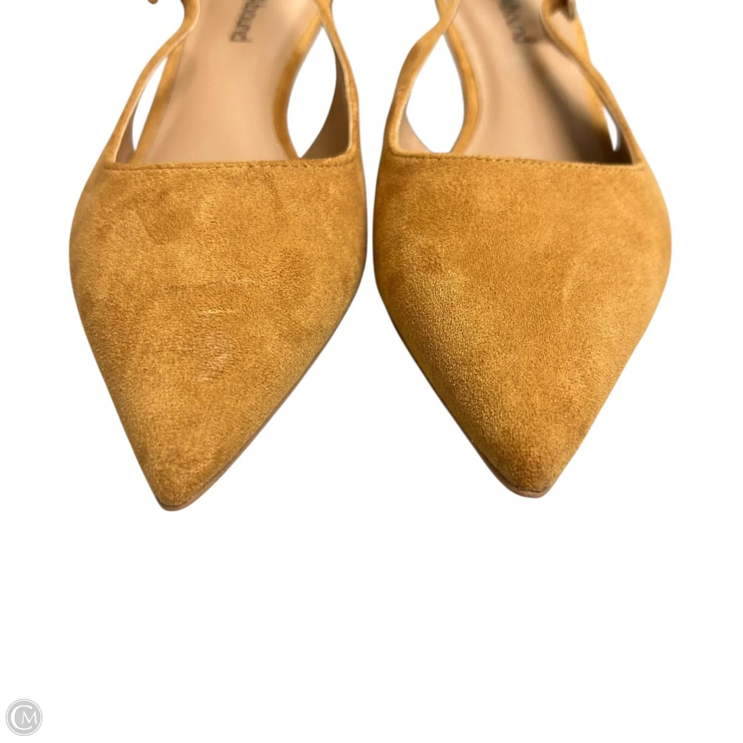 Shoes Heels Kitten By Abound In Tan, Size: 6.5
