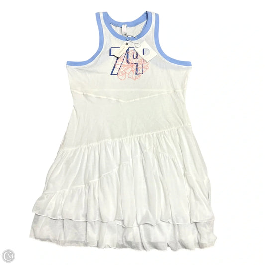 Dress Casual Short By Daily Practice By Anthropologie In Blue & White, Size: Xl
