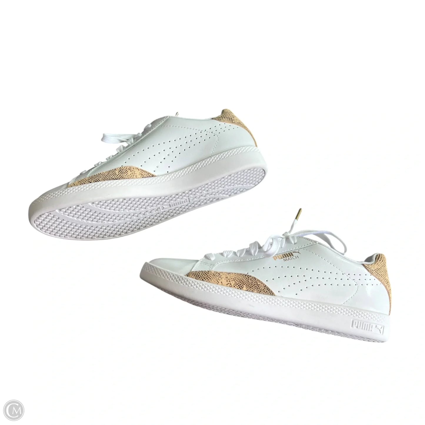 Shoes Sneakers By Puma In Cream & White, Size: 9
