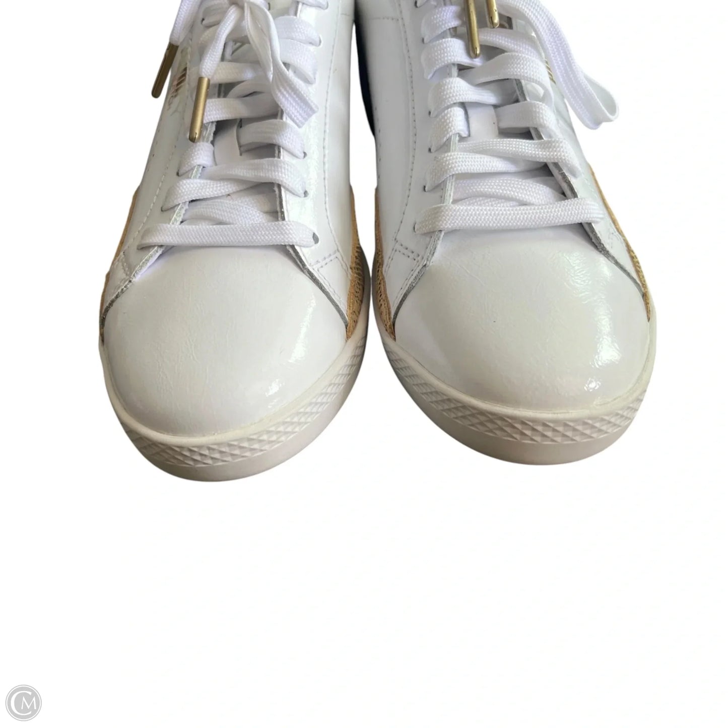 Shoes Sneakers By Puma In Cream & White, Size: 9