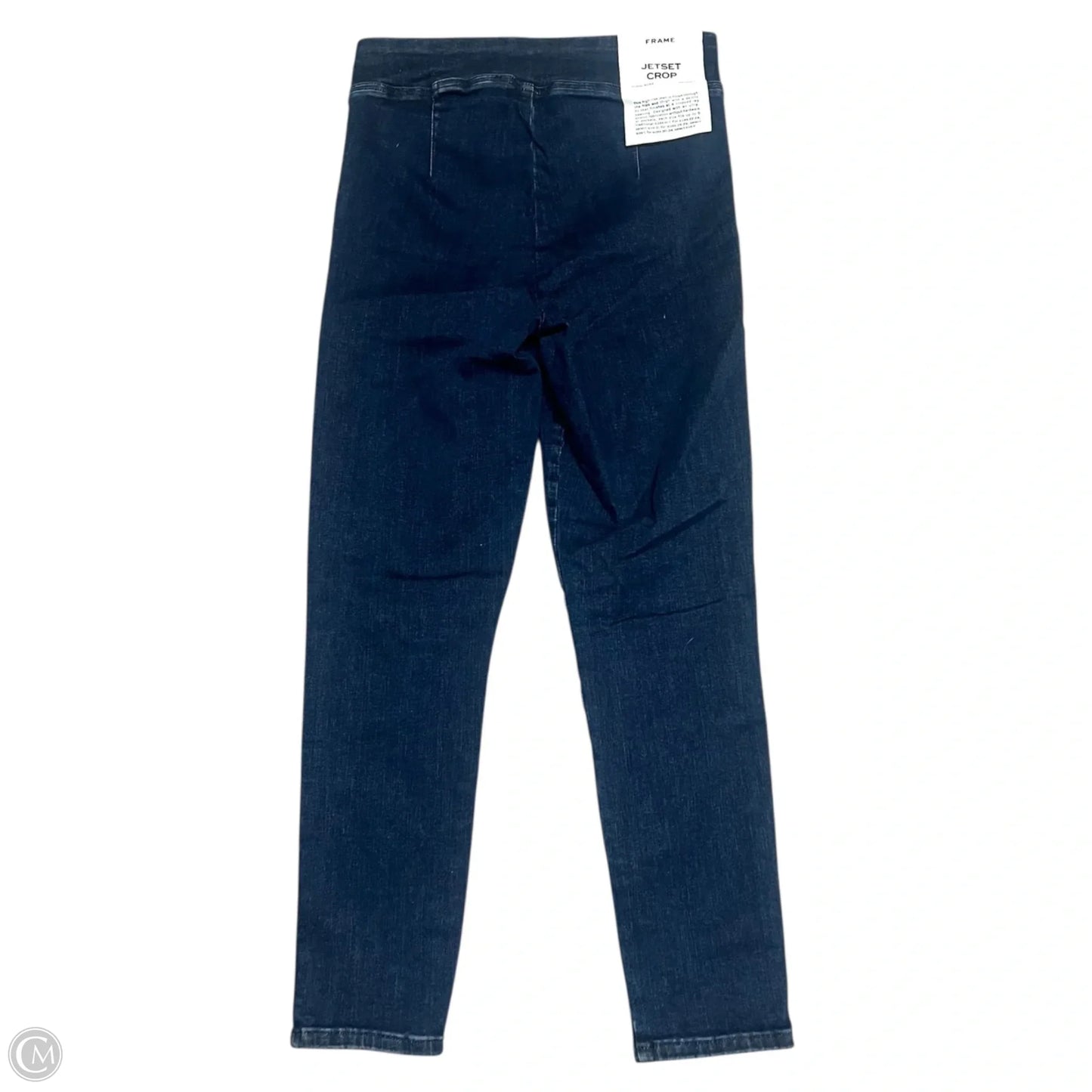 Jeans Cropped By Frame In Blue Denim, Size: 2