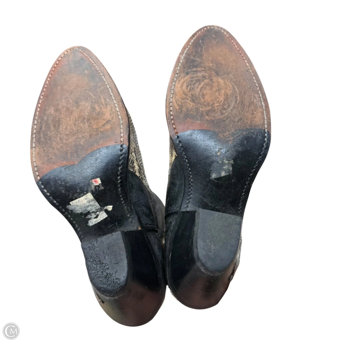 Boots Western By Code West In Black & Tan, Size: 6