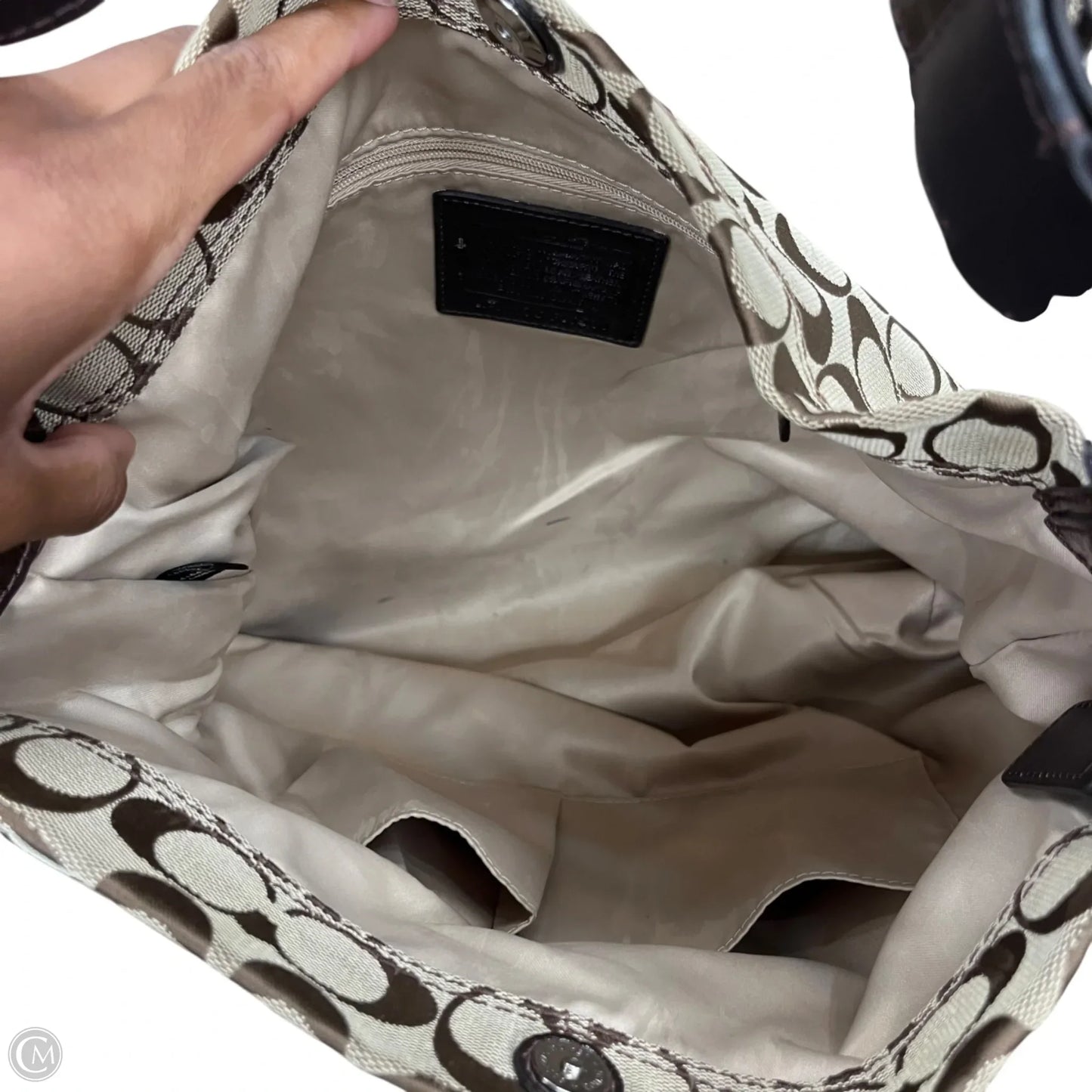 Handbag Designer By Coach, Size: Medium