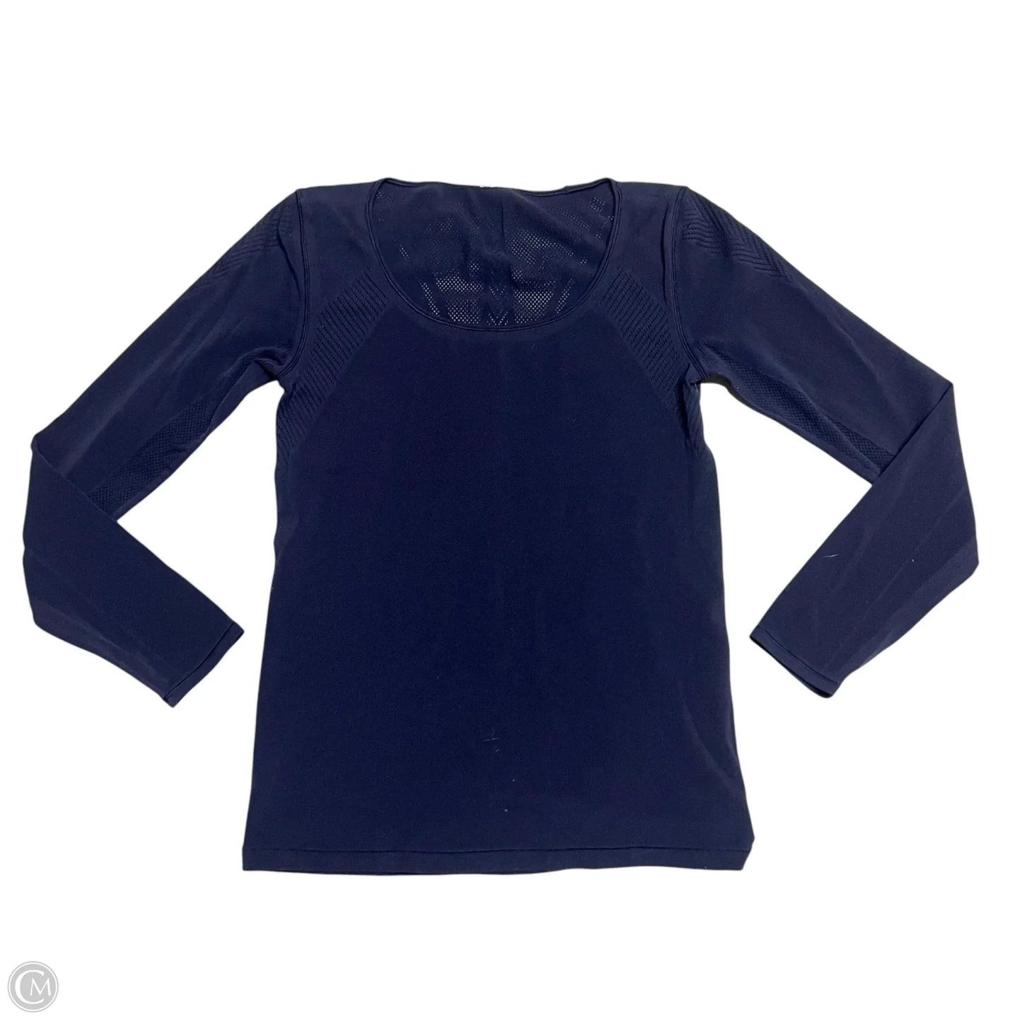 Athletic Top Long Sleeve Crewneck By Lululemon In Navy, Size: S