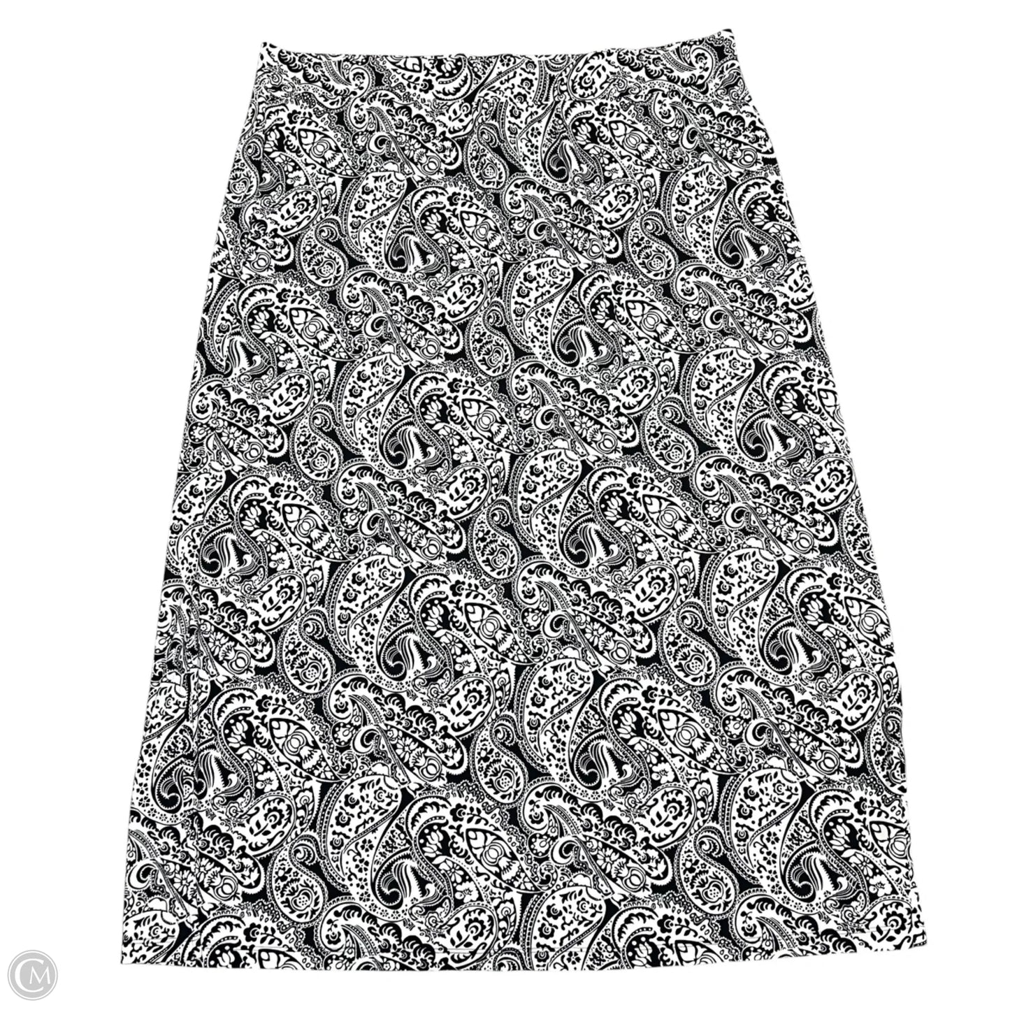 Skirt Maxi By Talbots In Black & White, Size: 22