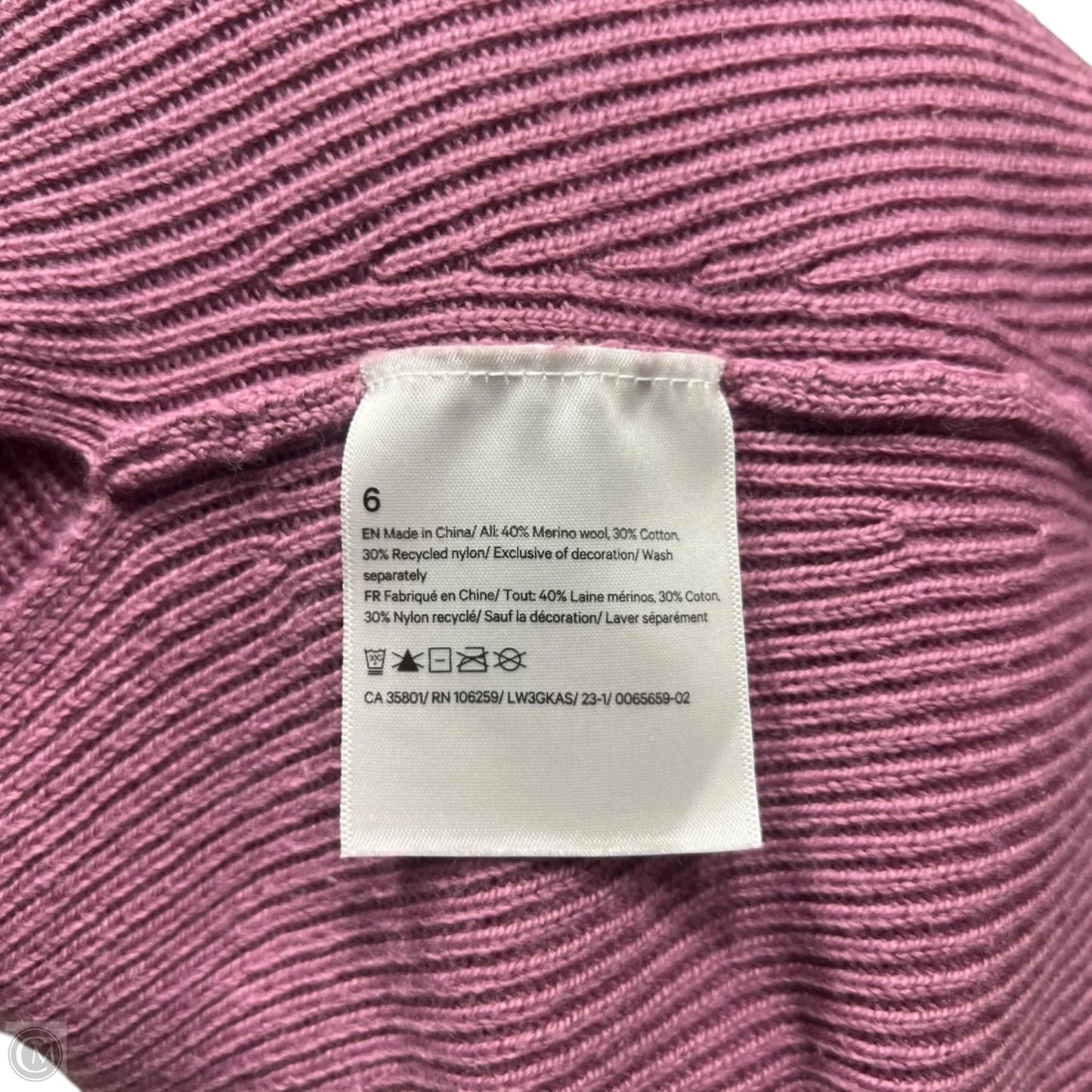 Sweater By Lululemon In Mauve, Size: M