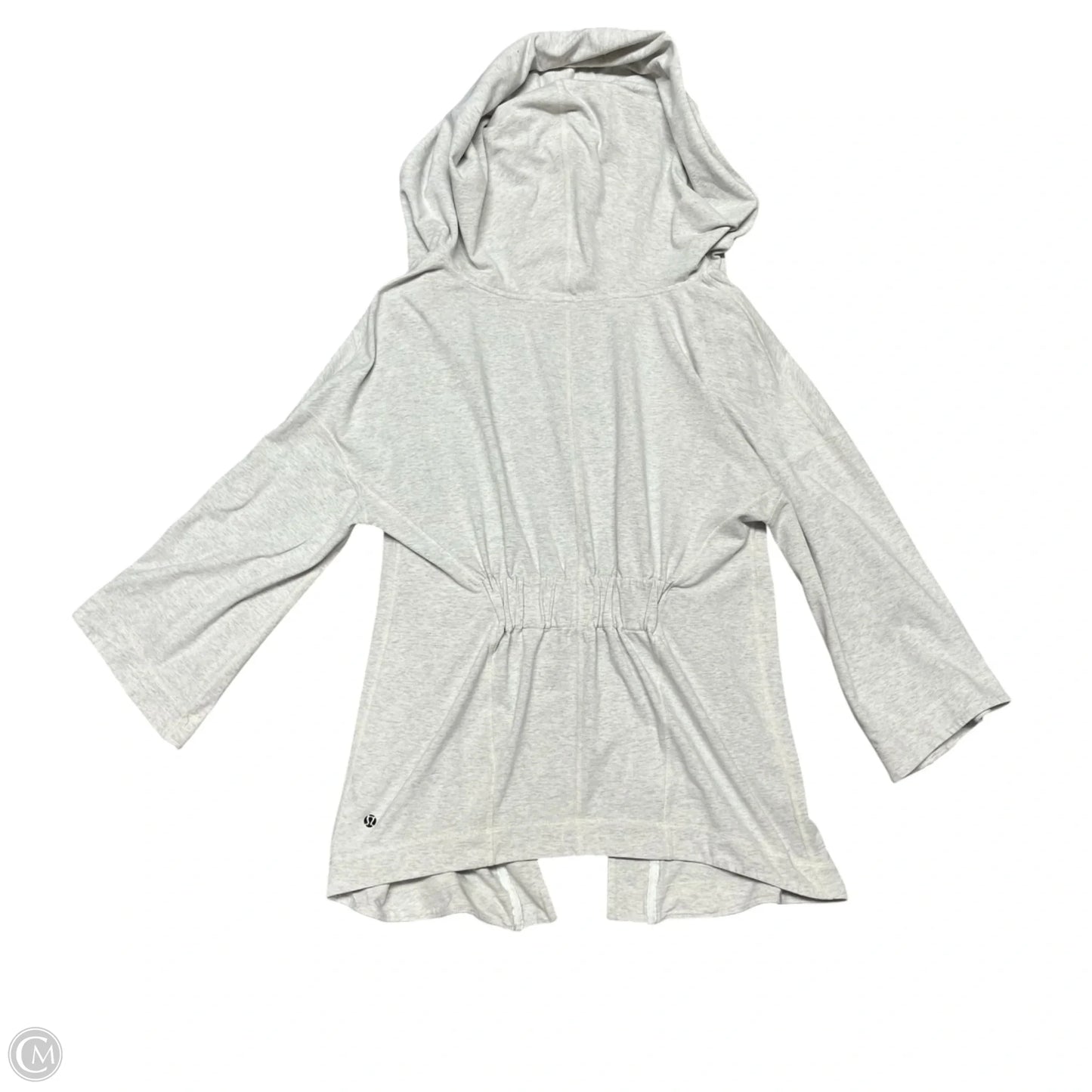 Sweater Cardigan By Lululemon In Grey, Size: S