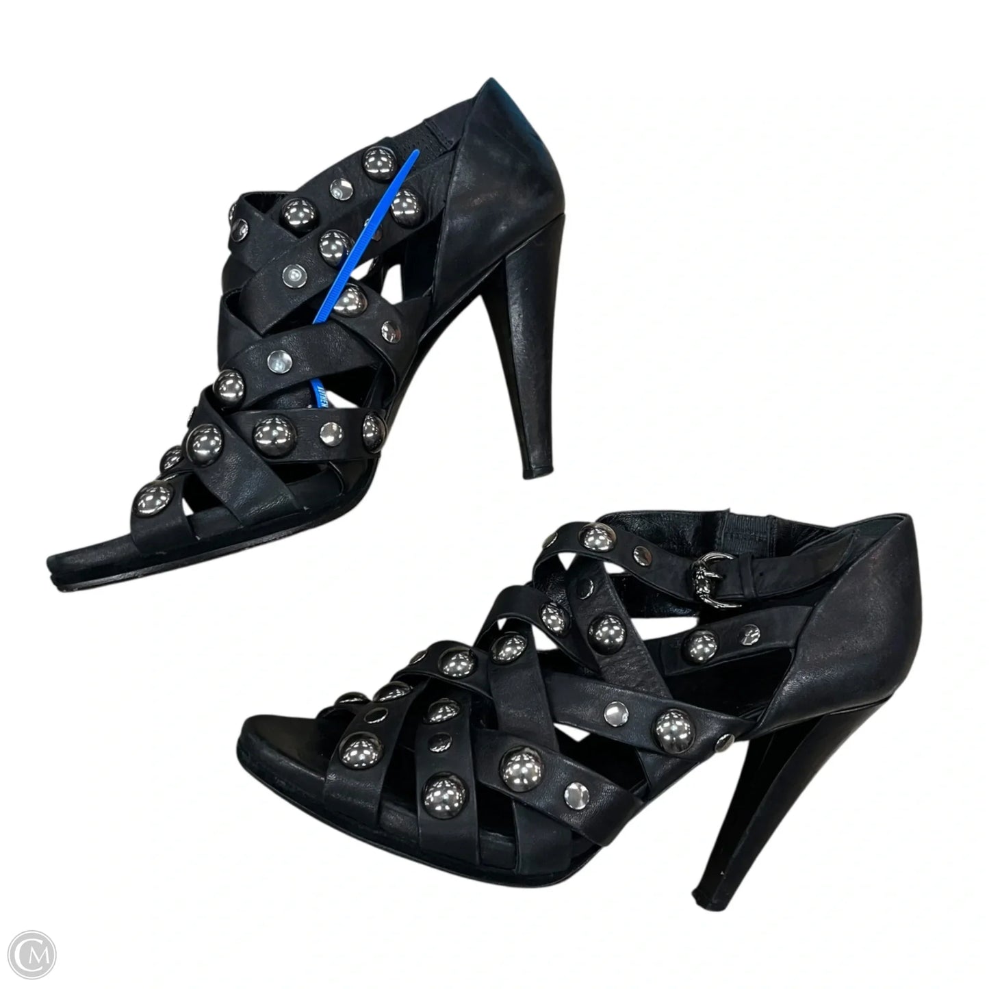 Sandals Luxury Designer By Gucci In Black, Size: 11.5