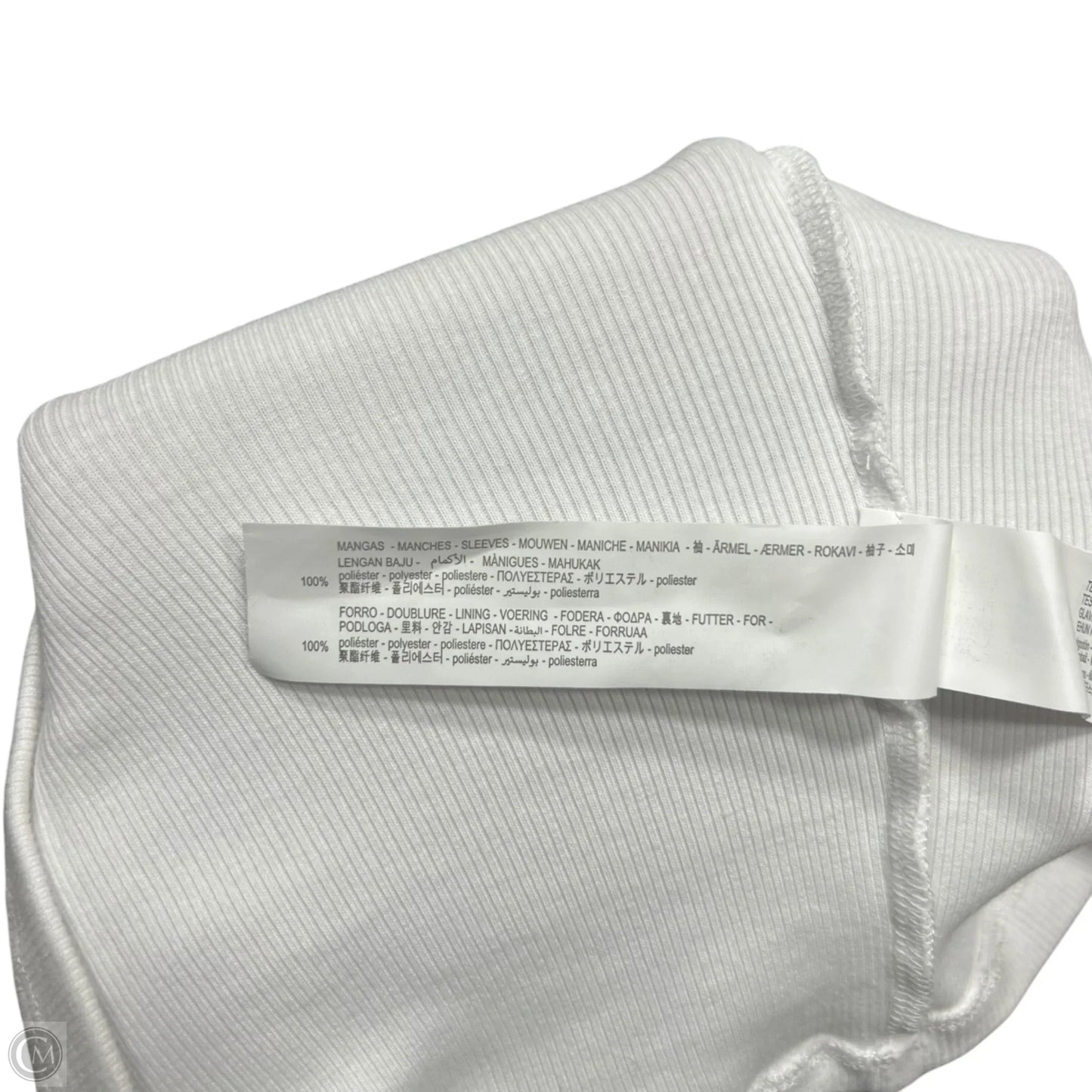 Top Short Sleeve By Zara In White, Size: M