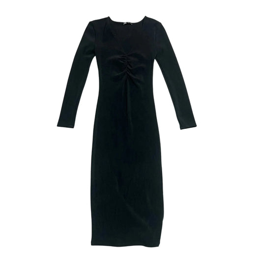 Dress Casual Maxi By Zara In Black, Size: M