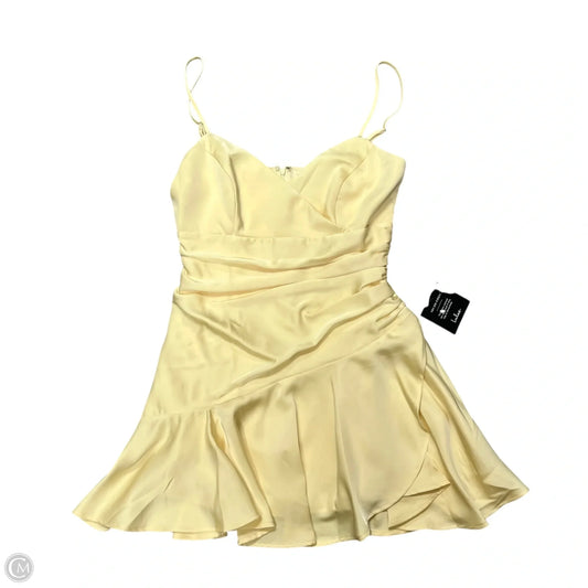 Dress Party Short By Lulus In Yellow, Size: M
