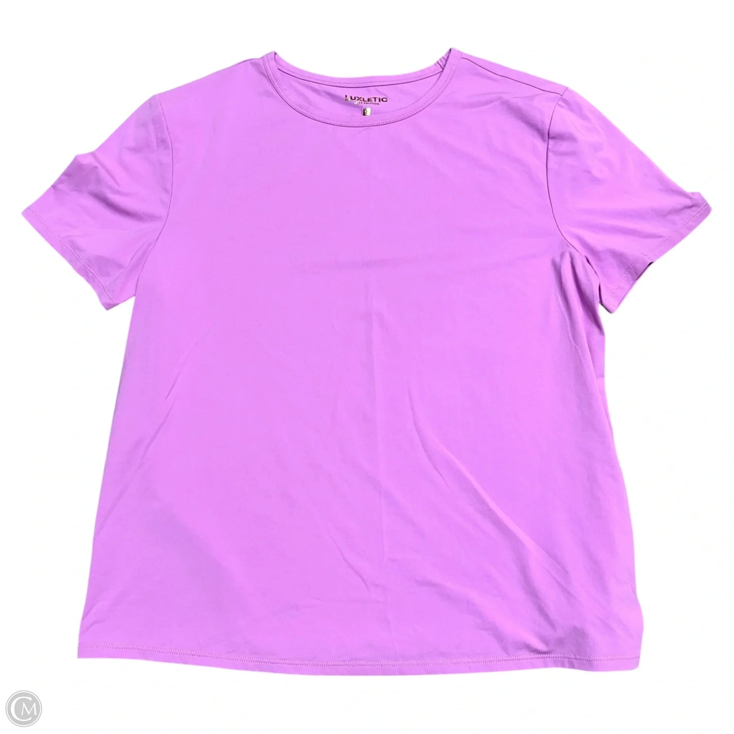 Top Short Sleeve Designer By Lilly Pulitzer In Purple, Size: S