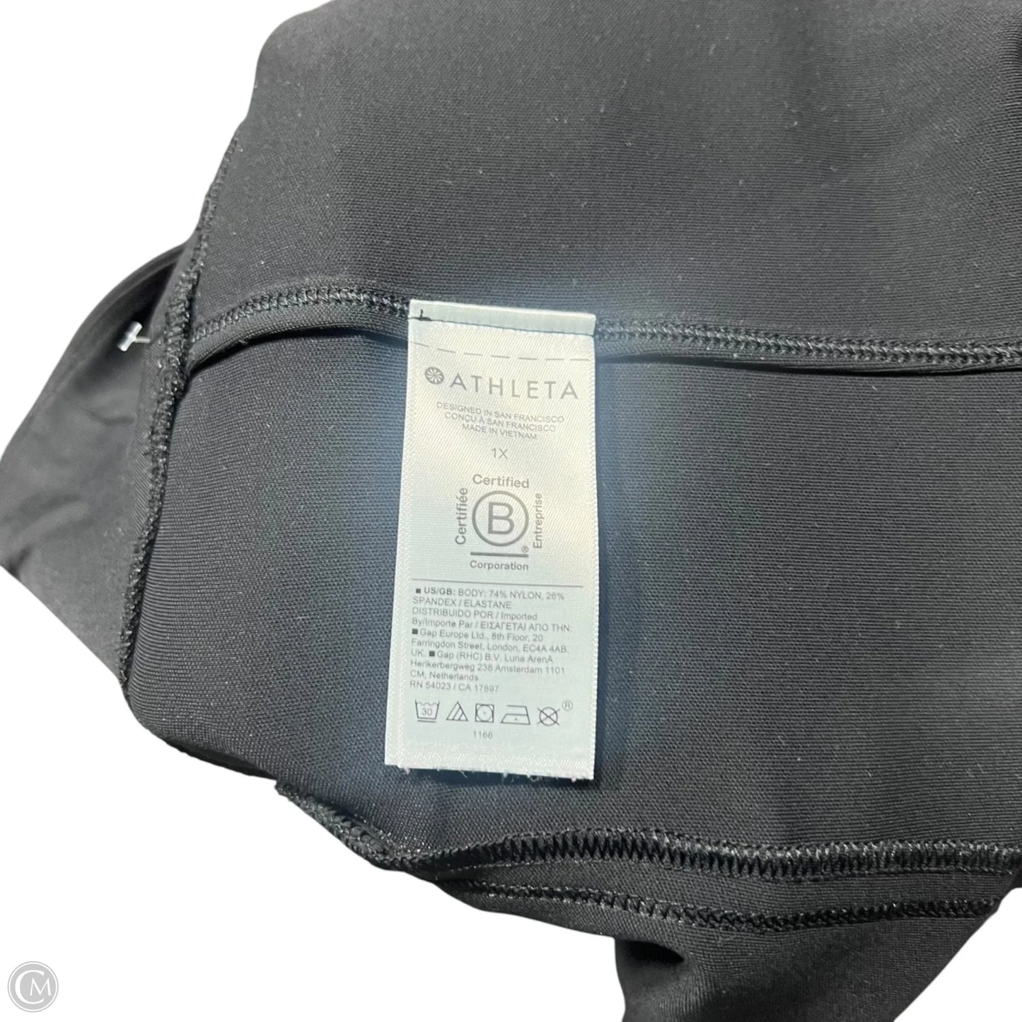 Athletic Leggings By Athleta In Black, Size: 18