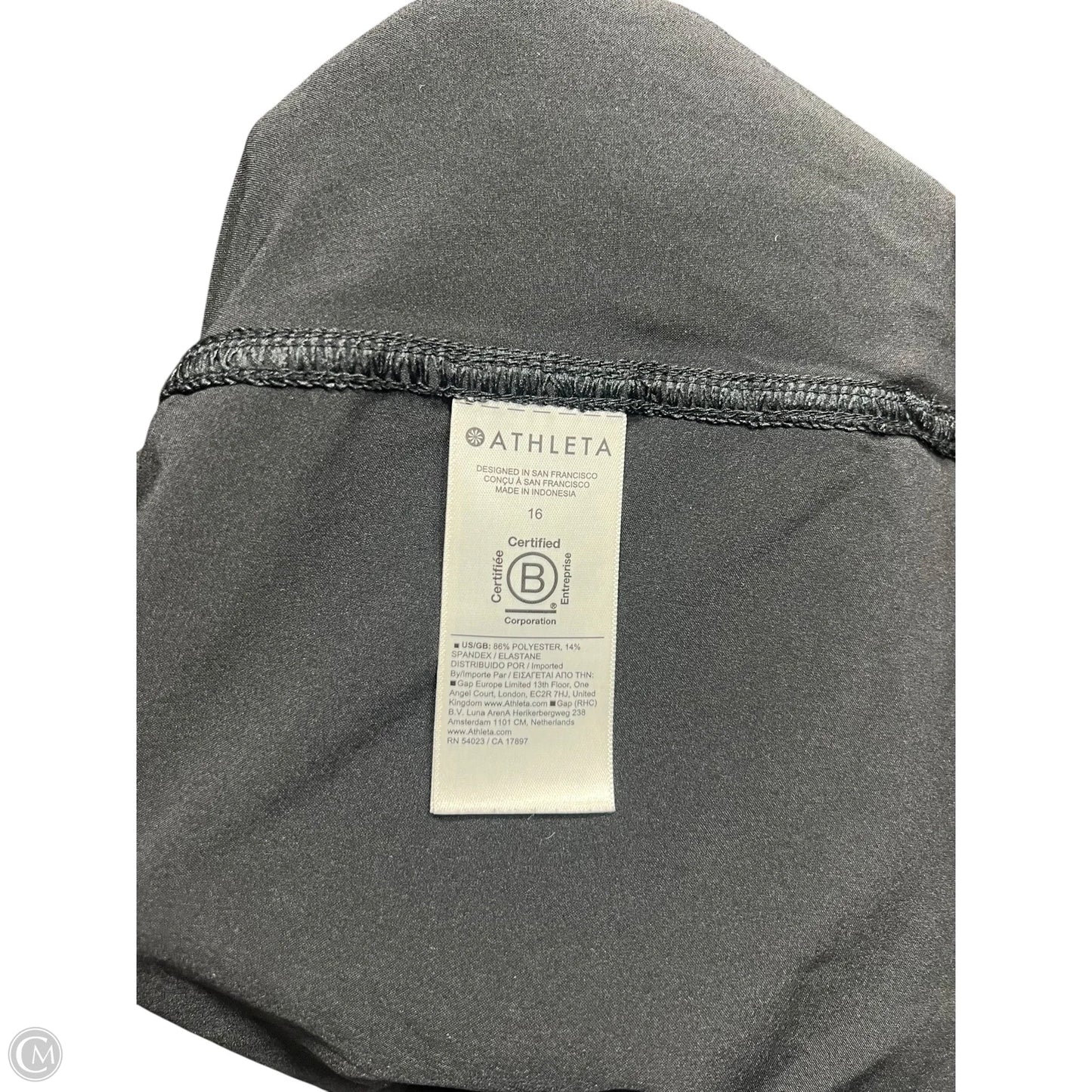 Athletic Skirt By Athleta In Black, Size: 16