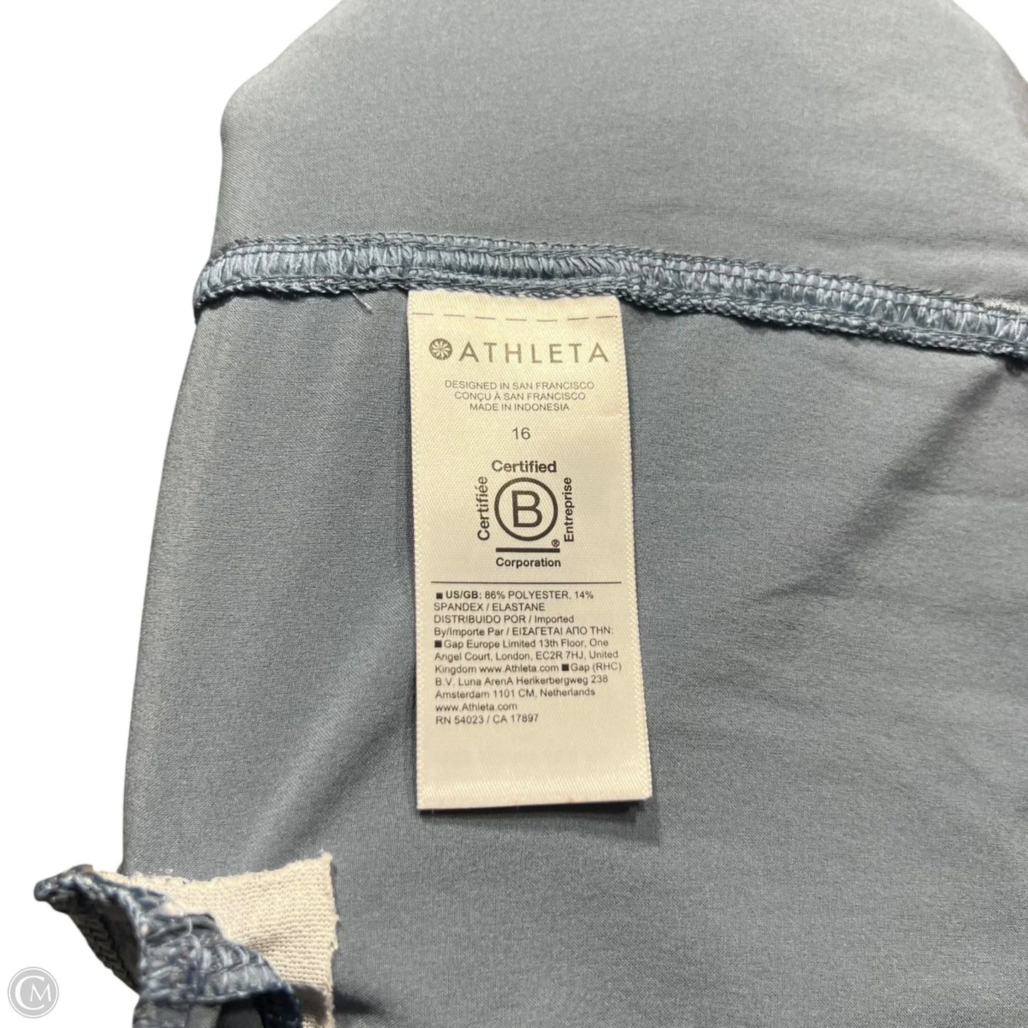 Athletic Pants By Athleta In Grey, Size: 16