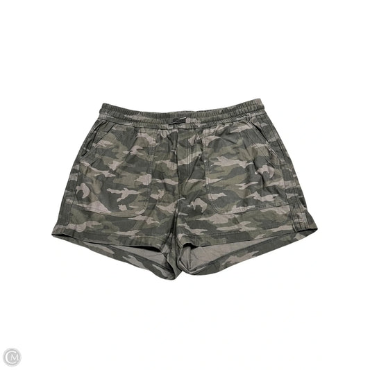 Athletic Shorts By Athleta In Camouflage Print, Size: 18