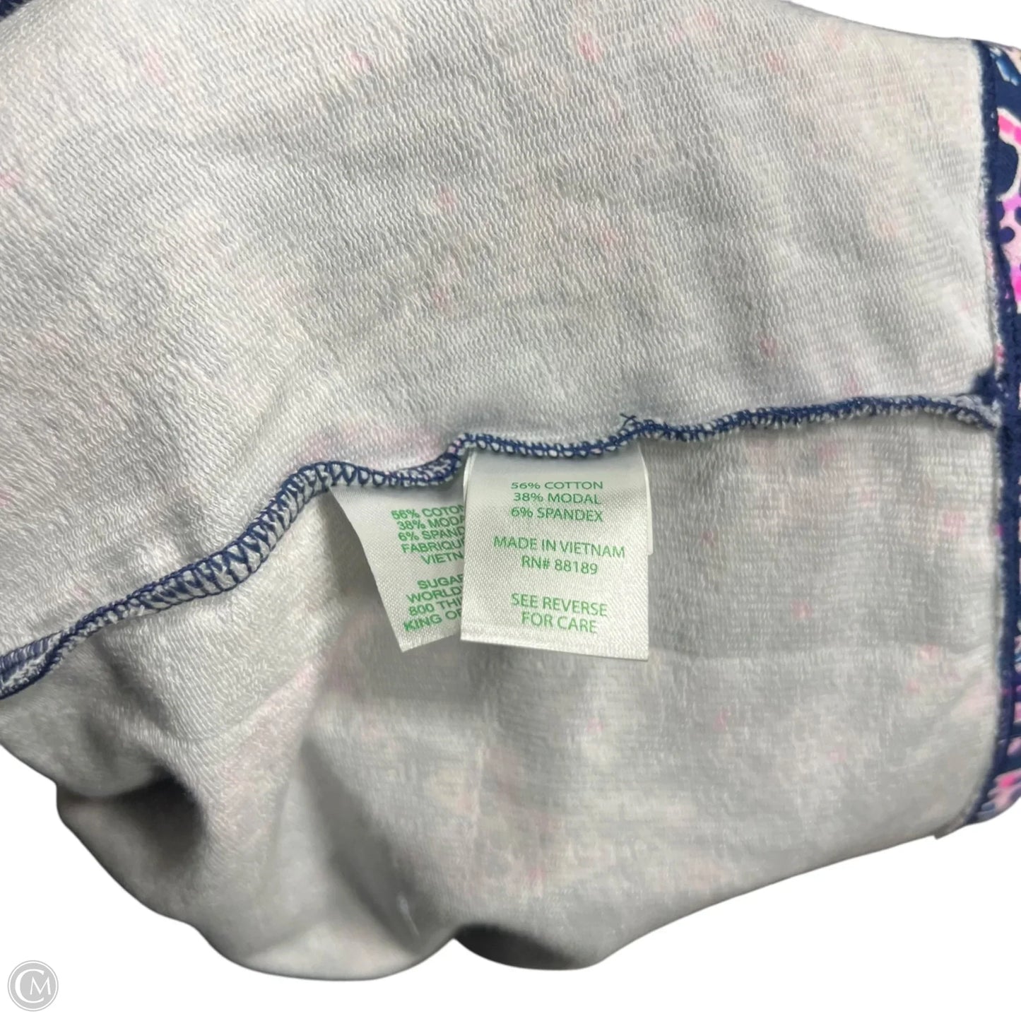 Sweatshirt Designer By Lilly Pulitzer In Blue & Pink, Size: S