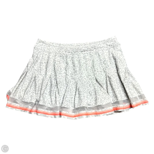Athletic Skort By Lucky In Love In Leopard Print, Size: 16