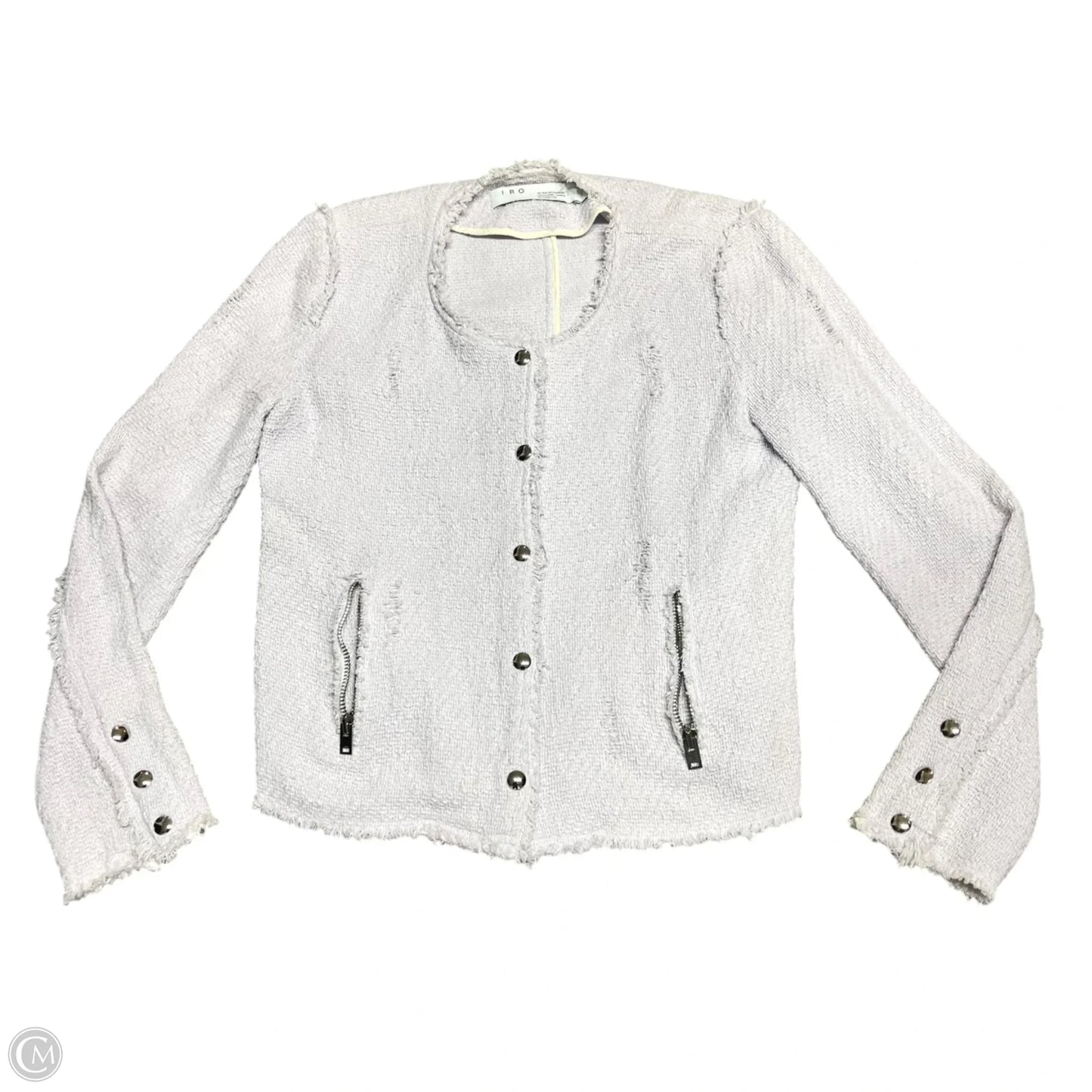 Jacket Moto By Iro Paris In Purple, Size: L