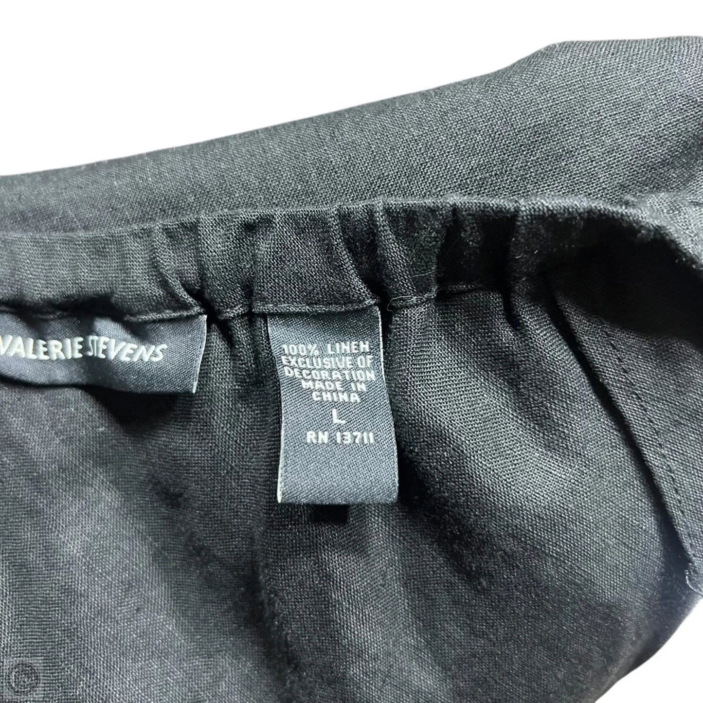 Skirt Maxi By Valerie Stevens In Black, Size: 12