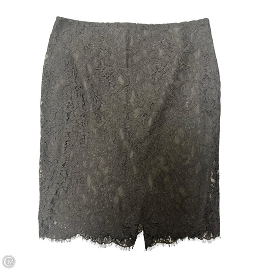 Skirt Midi By Lauren By Ralph Lauren In Black, Size: 16