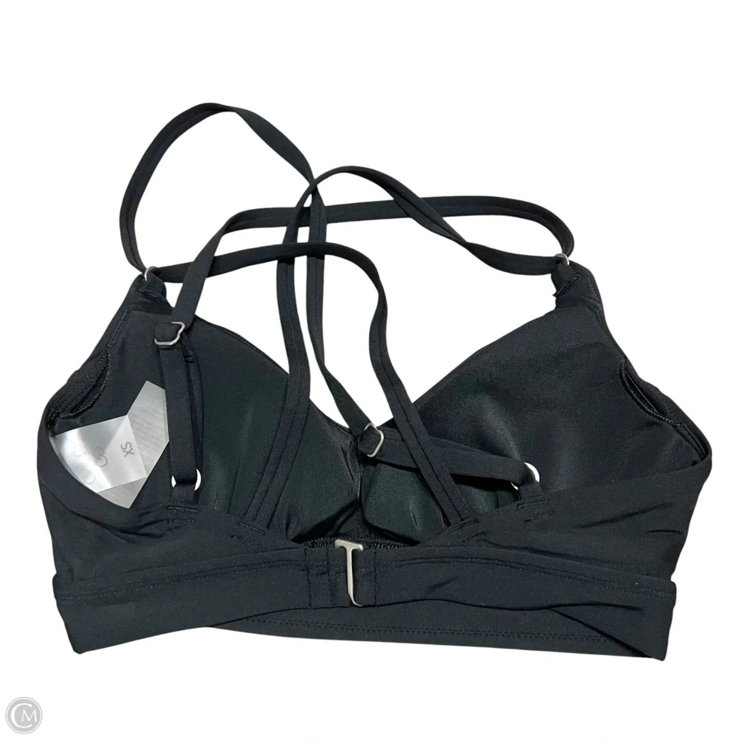 Swimsuit Top By Calia In Black, Size: Xs