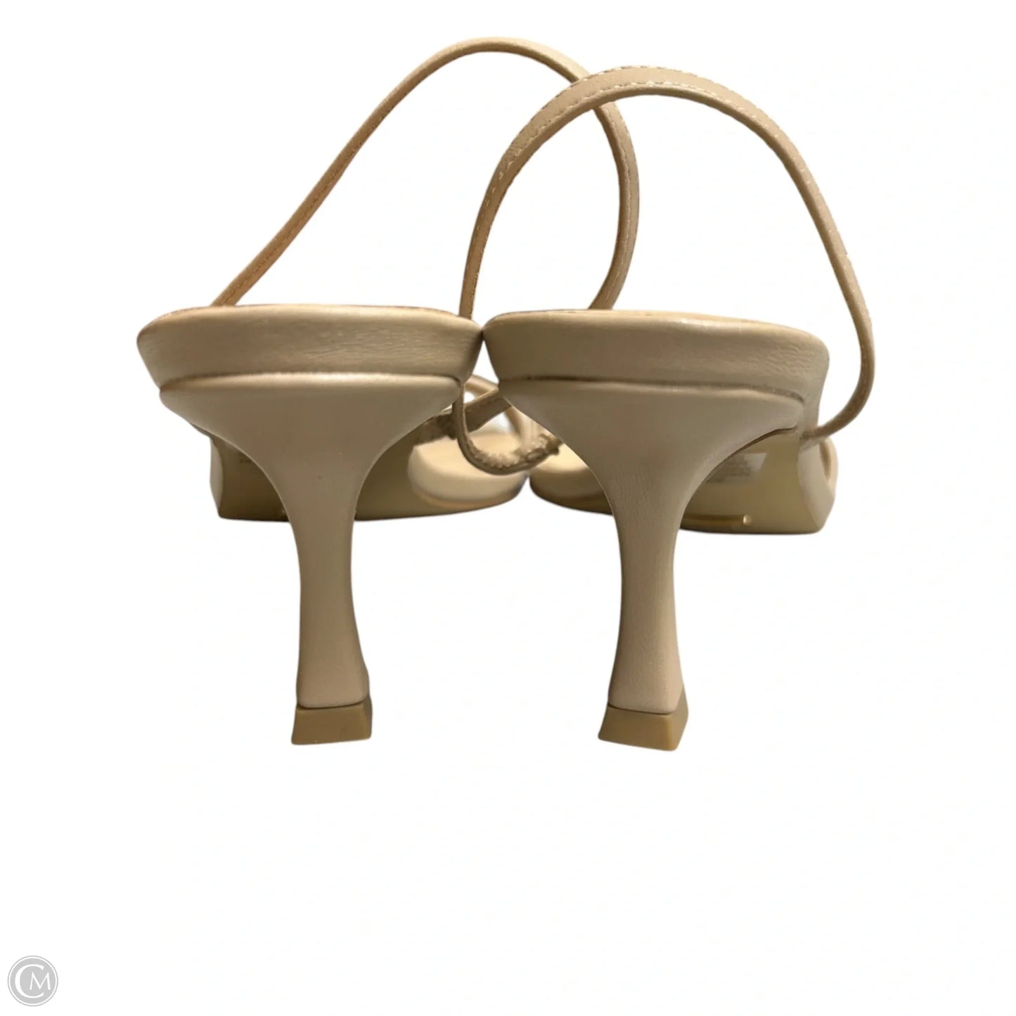 Sandals Heels Kitten By Billini In Beige, Size: 9