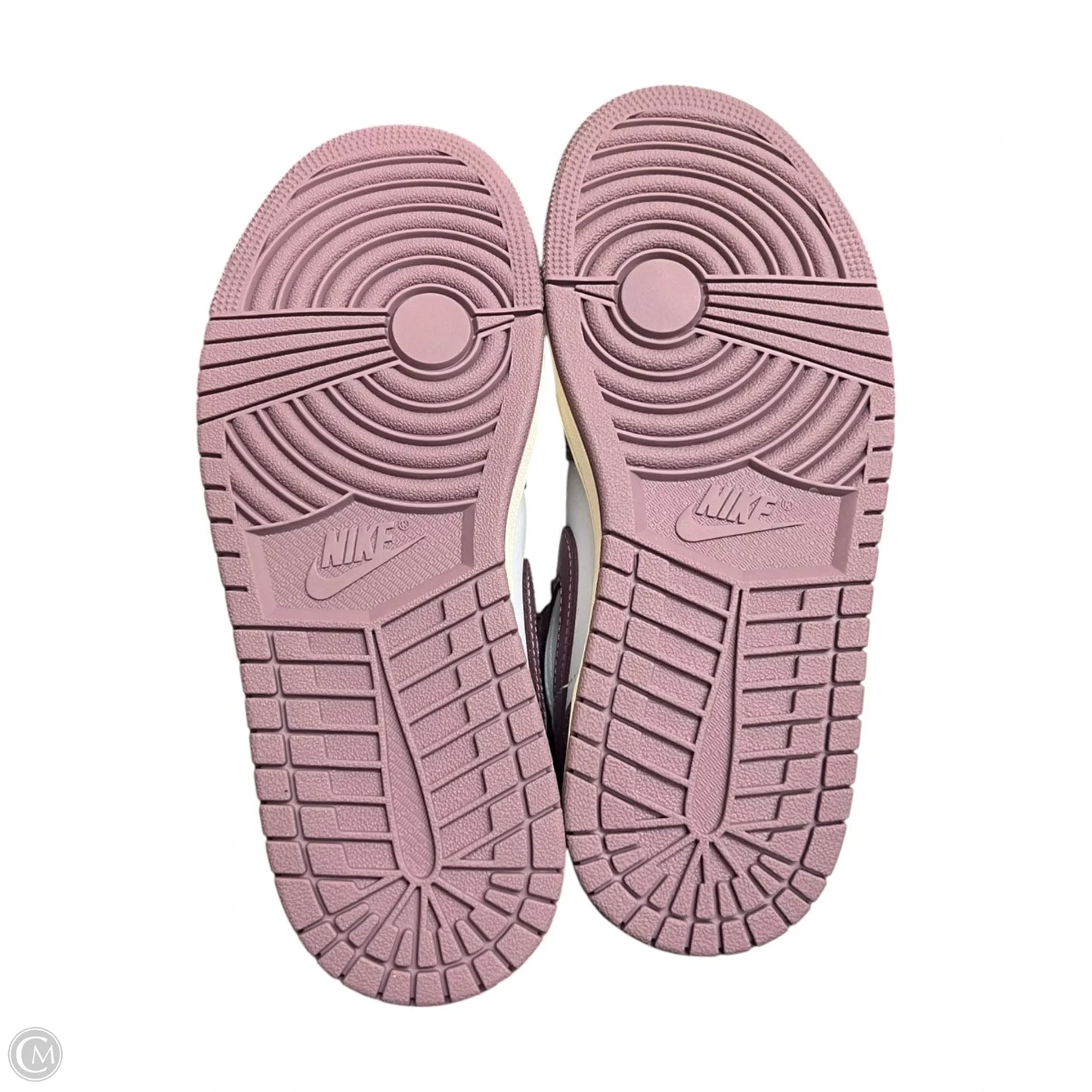 Shoes Luxury Designer By Jordan In Purple & White, Size: 7.5