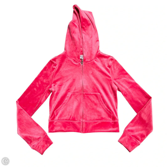 Sweatshirt Hoodie By Juicy Couture In Pink, Size: S