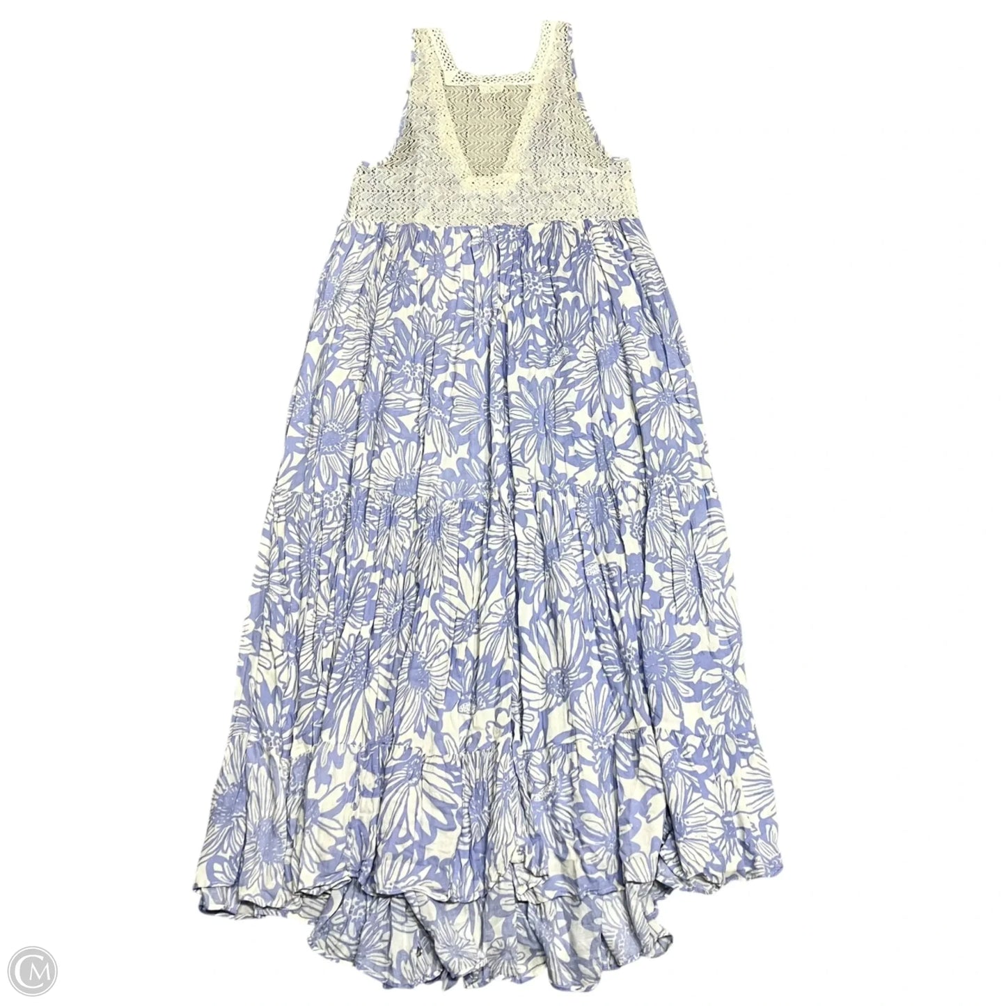 Dress Casual Maxi By Free People In Purple & White, Size: S
