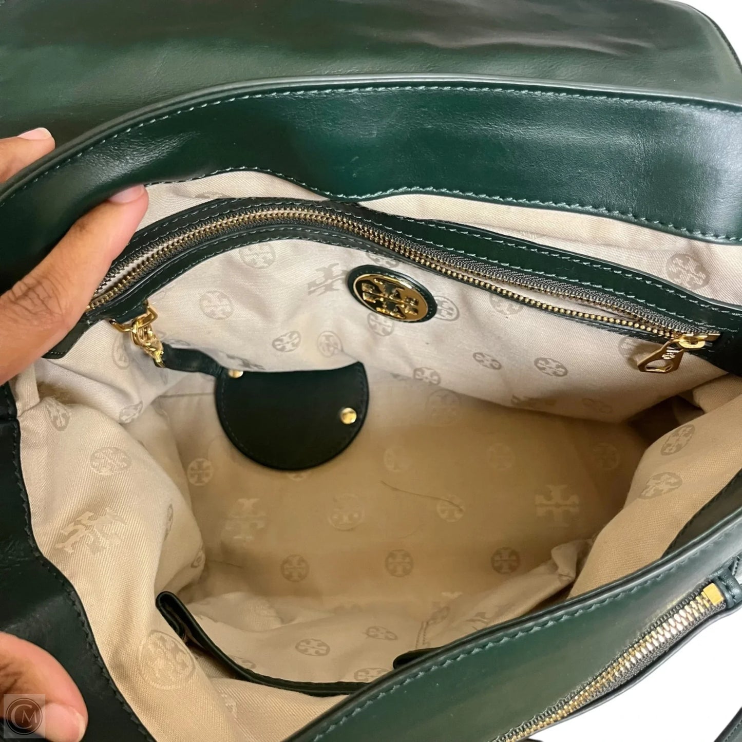 Handbag Designer By Tory Burch, Size: Medium