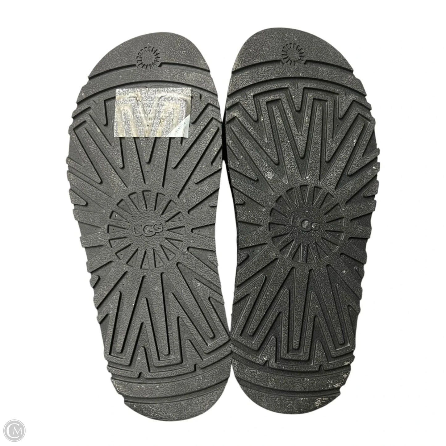 Slippers Designer By Ugg In Cream, Size: 8