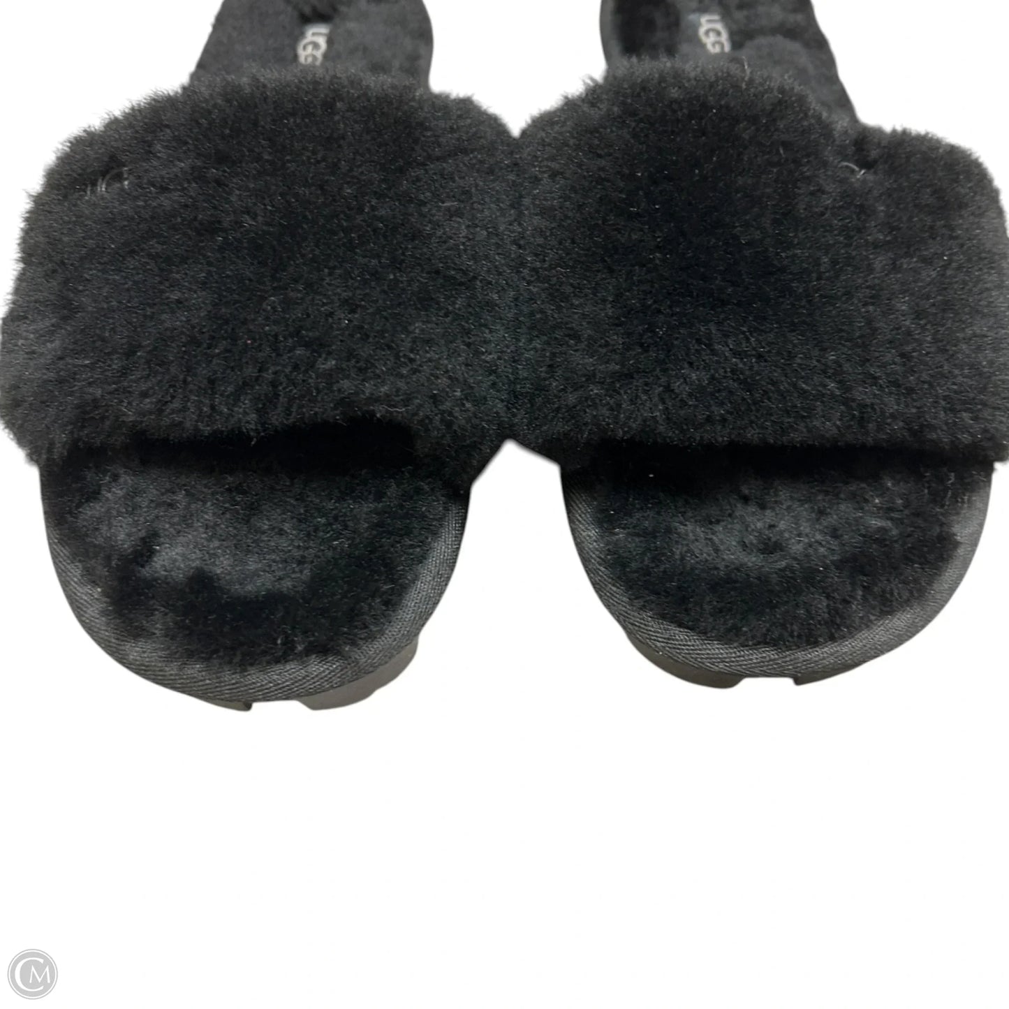 Sandals Designer By Ugg In Black, Size: 9