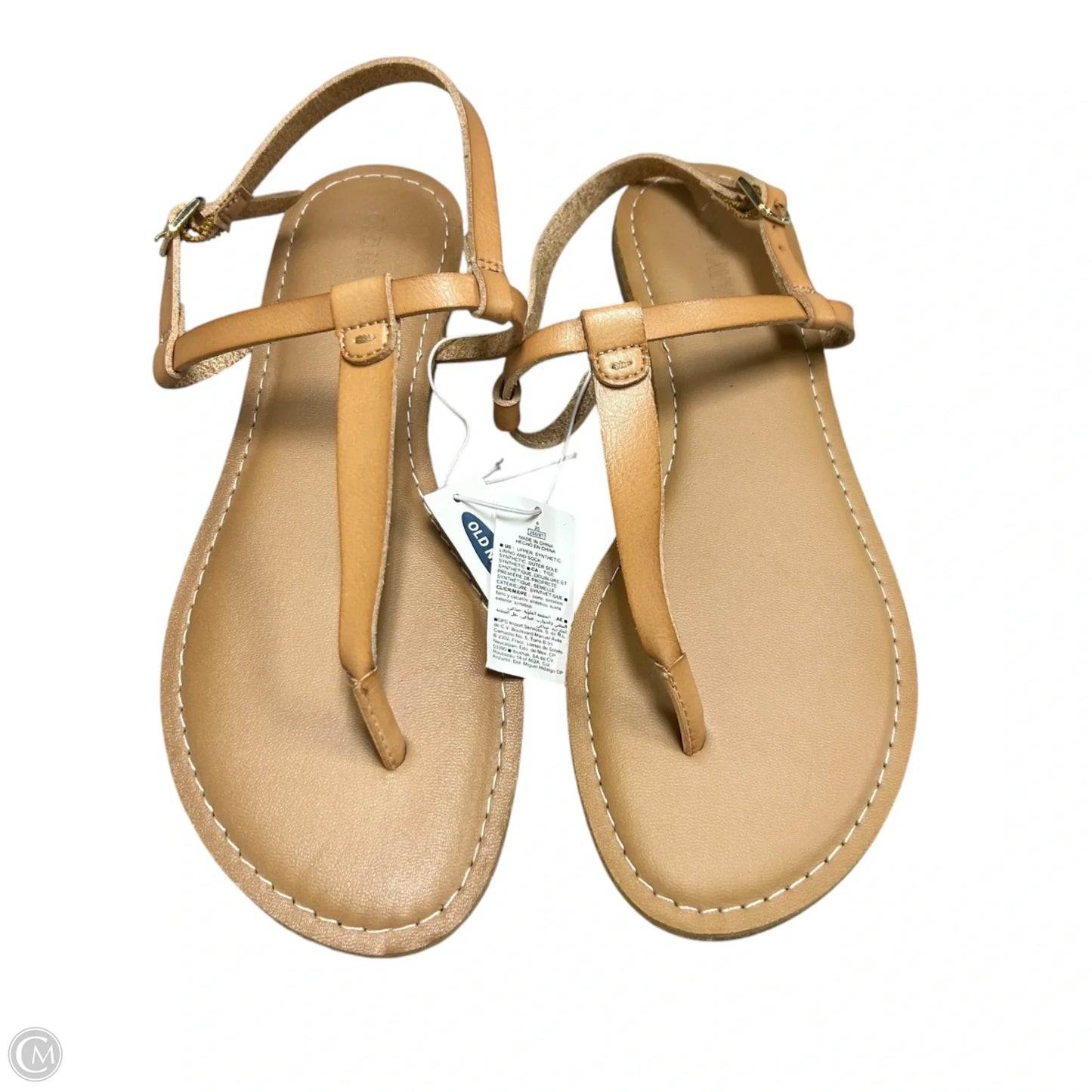 Sandals Flats By Old Navy In Tan, Size: 8