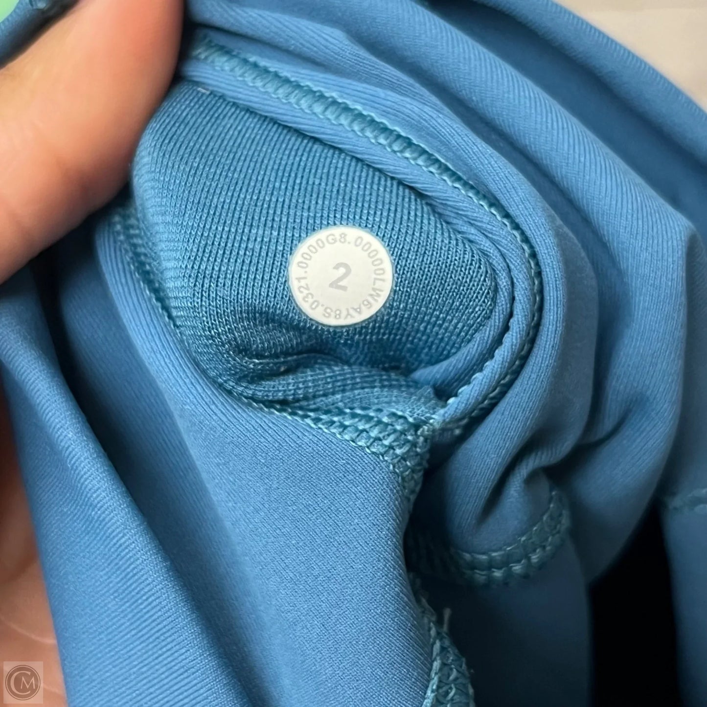 Athletic Leggings Capris By Lululemon In Blue, Size: 2