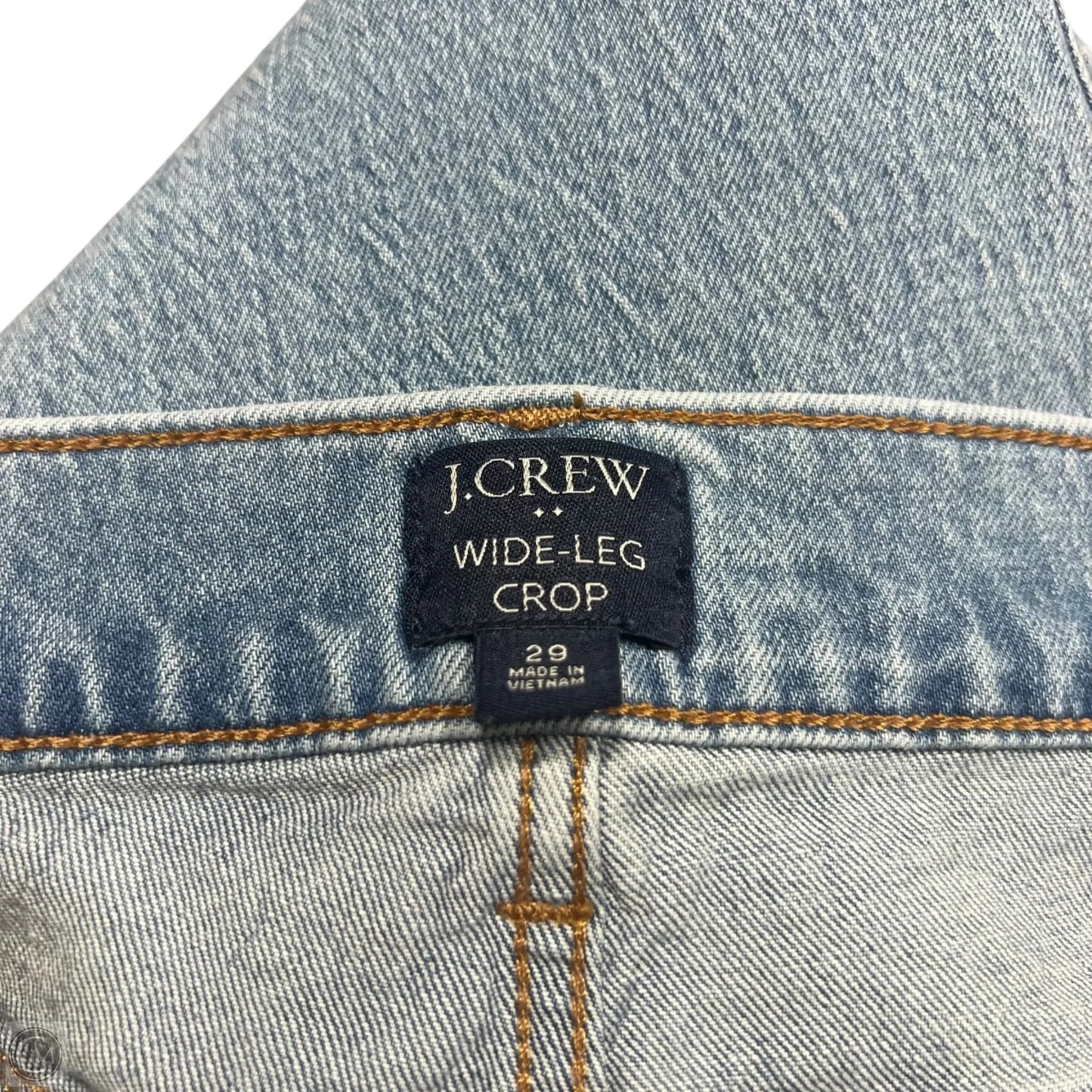 Jeans Wide Leg By J. Crew In Blue Denim, Size: 8