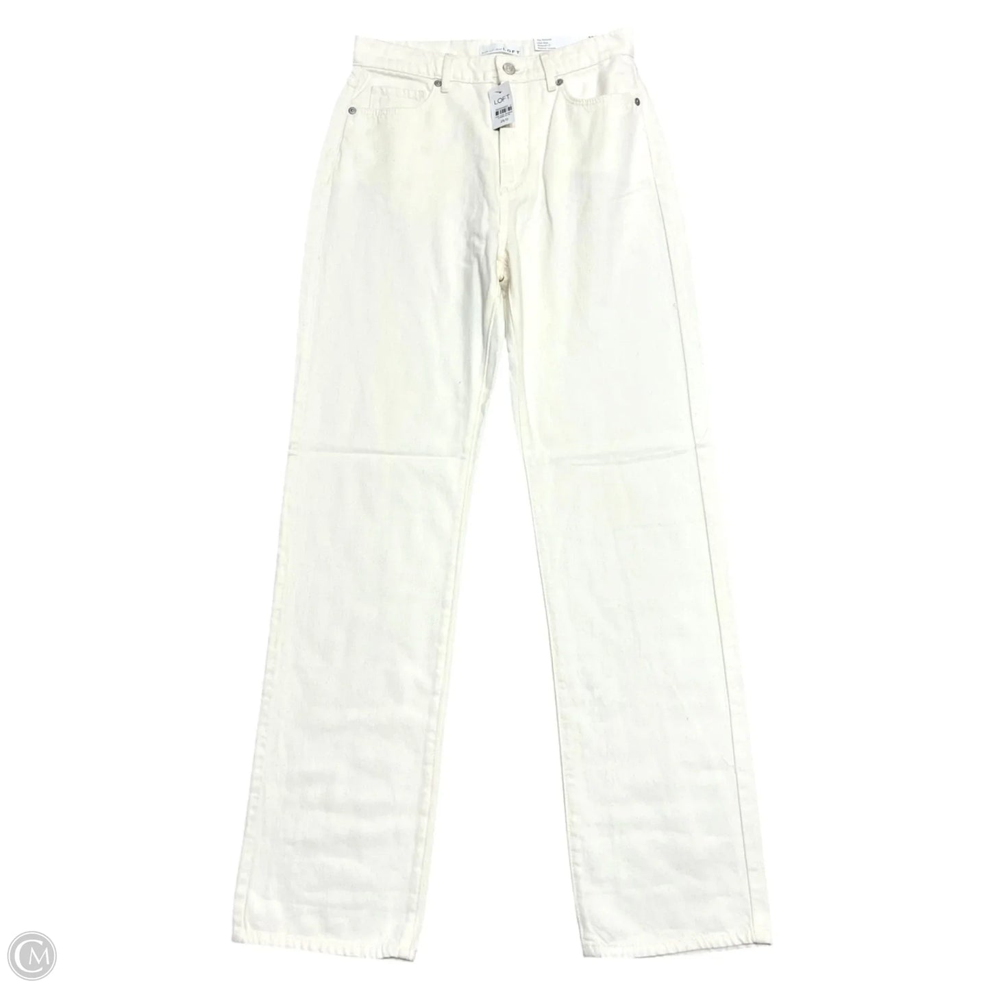 Jeans Straight By Loft In Beige, Size: 0