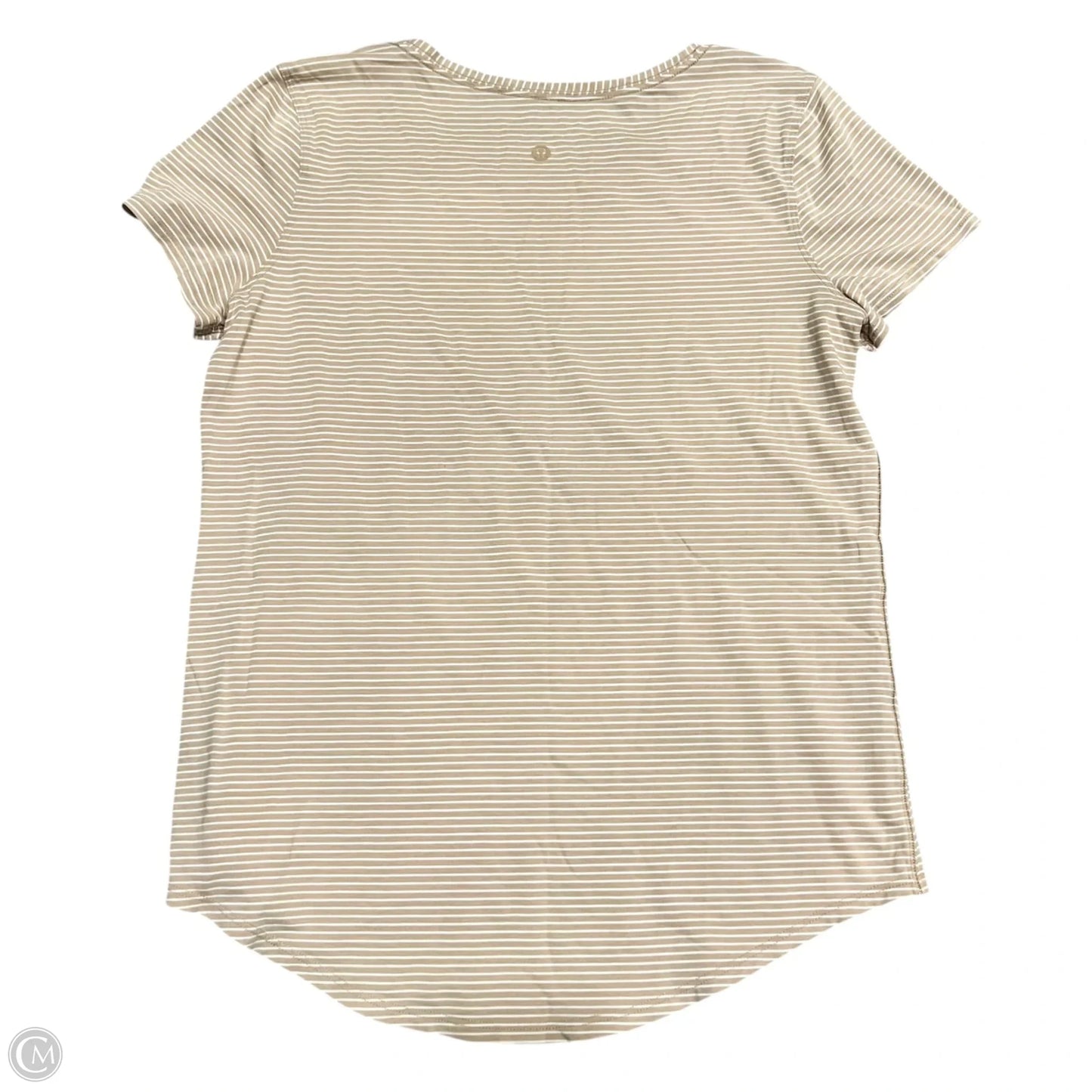 Athletic Top Short Sleeve By Lululemon In Yellow, Size: S