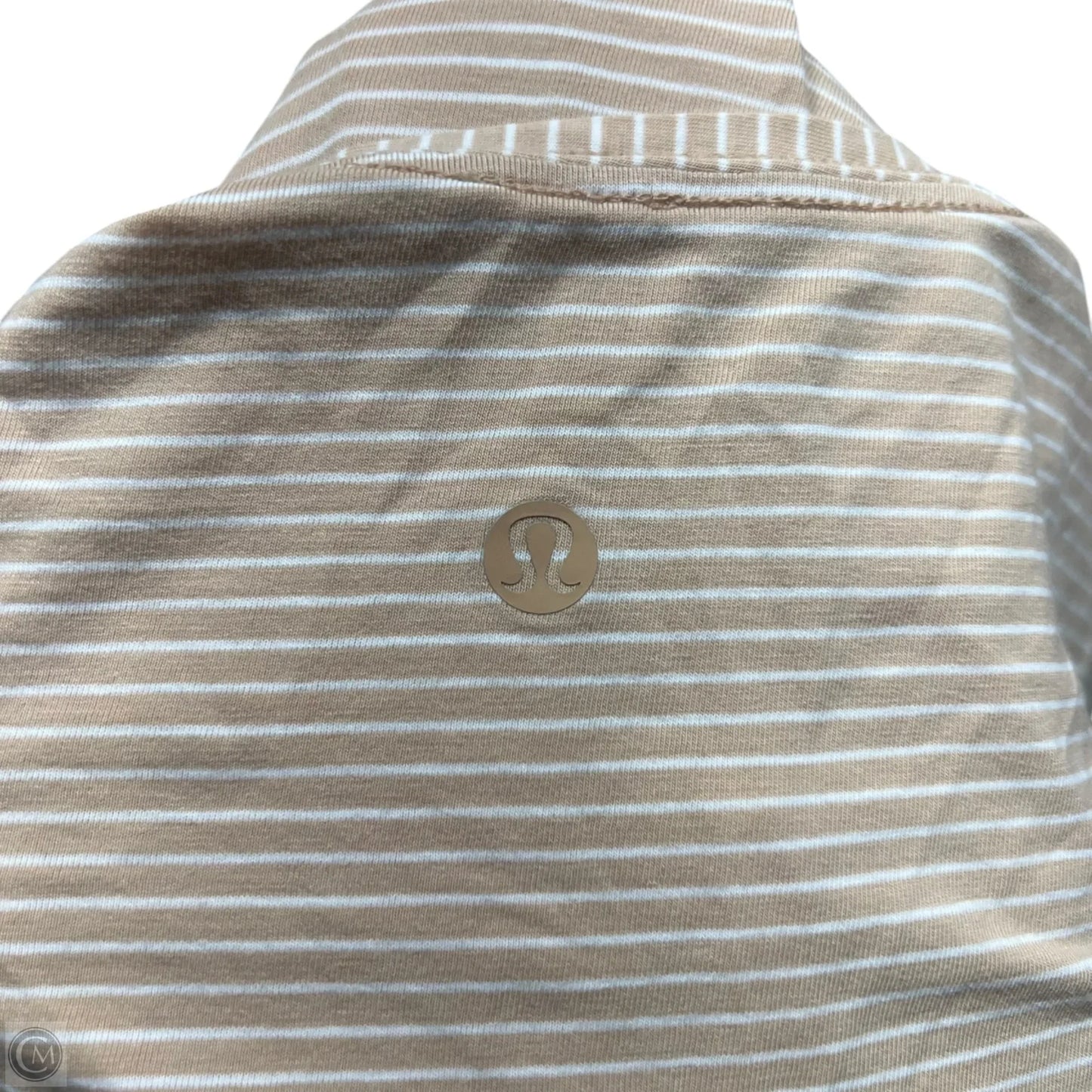 Athletic Top Short Sleeve By Lululemon In Yellow, Size: S