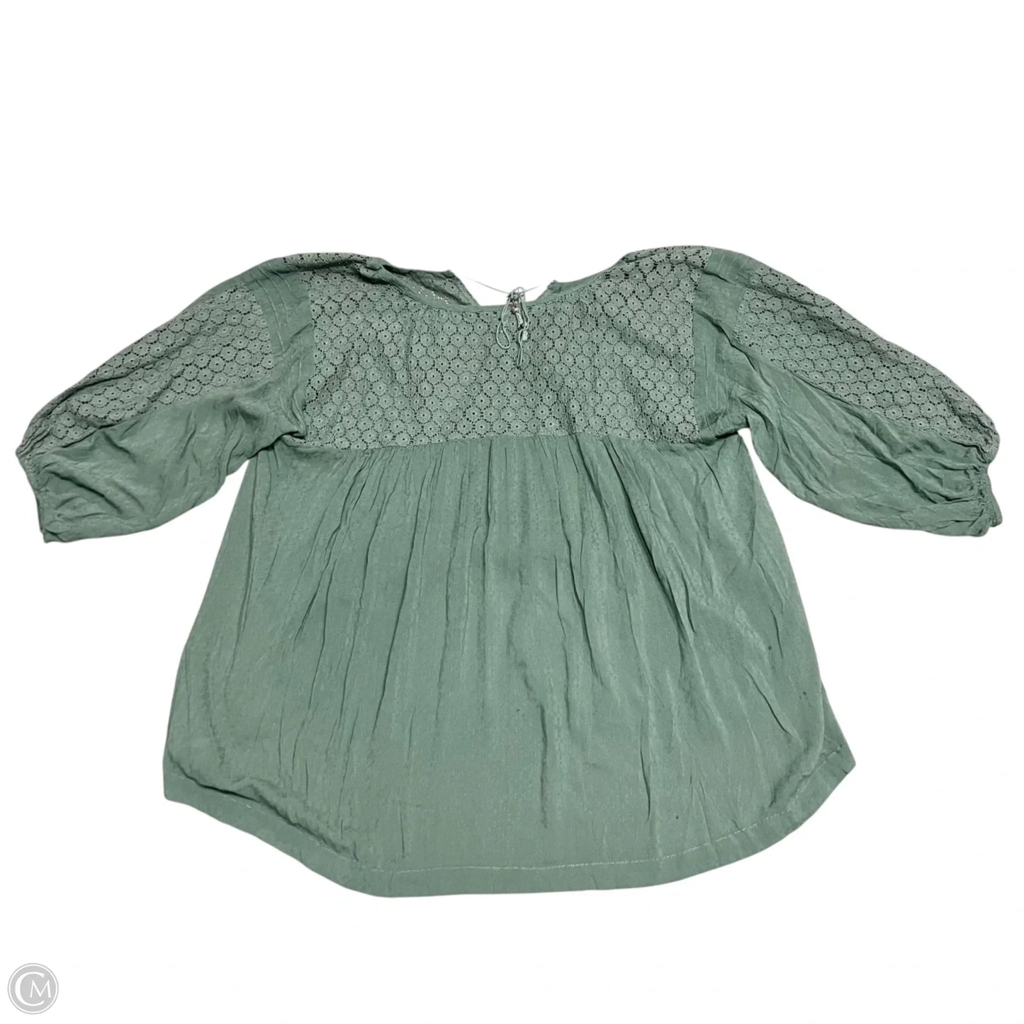 Top Long Sleeve By Free People In Green, Size: S