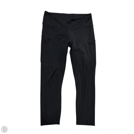 Athletic Leggings Capris By Lululemon In Black, Size: 10