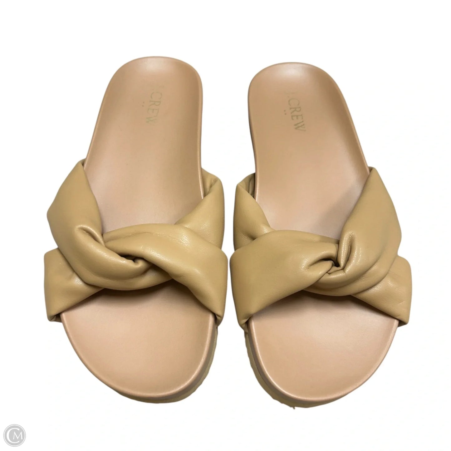 Sandals Flats By J. Crew In Tan, Size: 8
