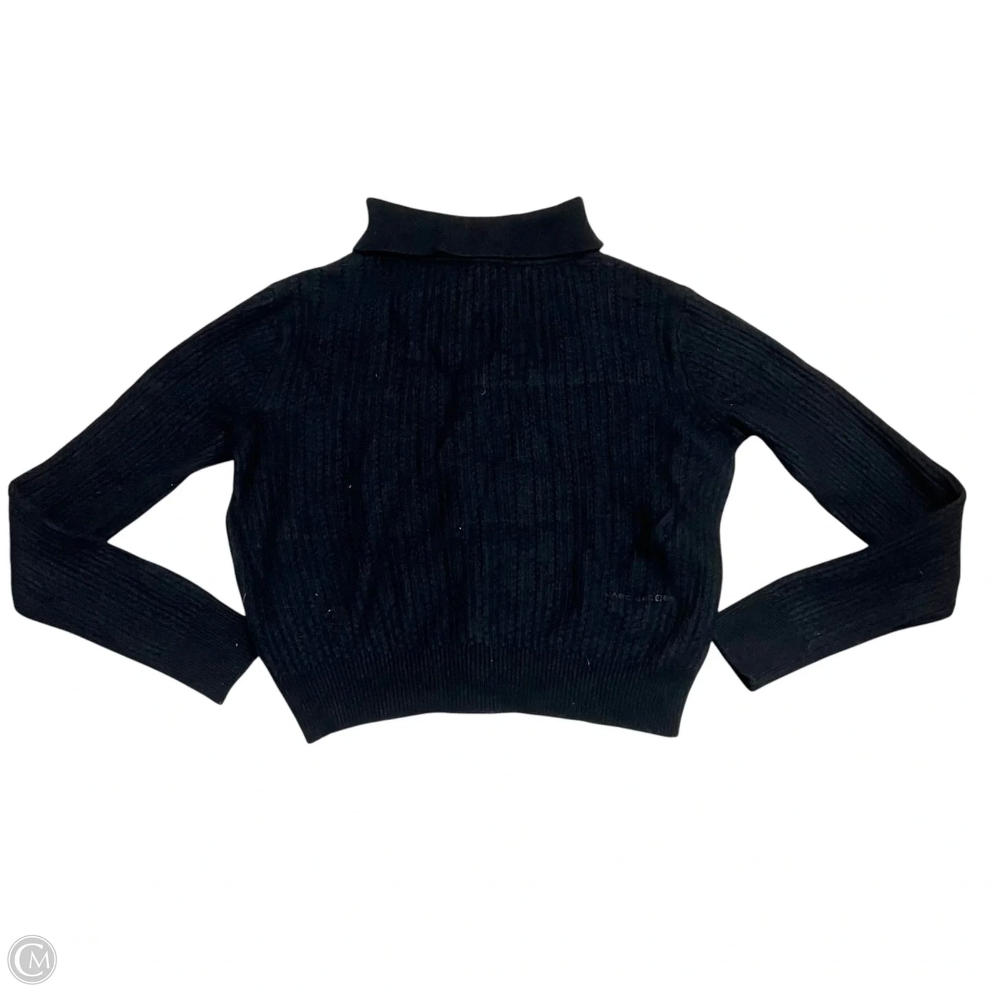 Sweater Cardigan Luxury Designer By Marc Jacobs In Black, Size: M
