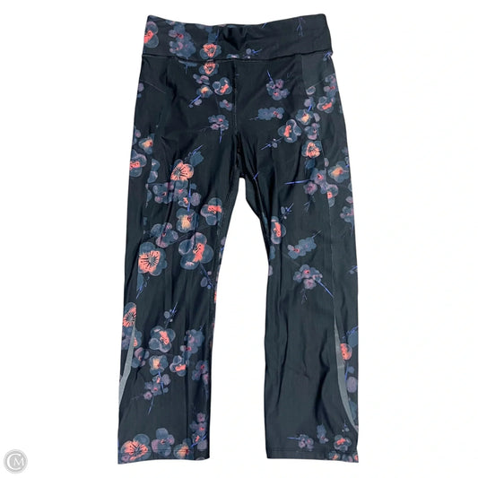 Athletic Leggings Capris By Sweaty Betty In Floral Print, Size: 4