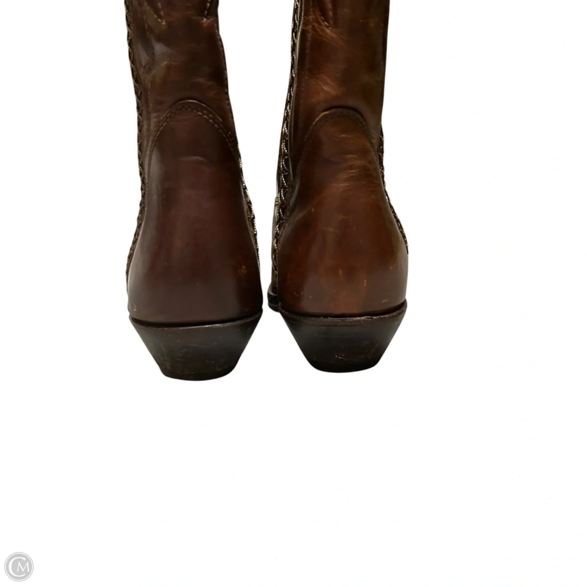 Boots Western By Cole-haan In Brown, Size: 6