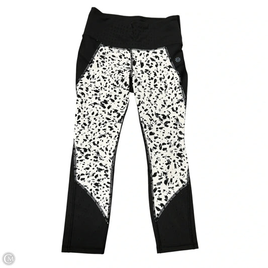 Athletic Leggings Capris By Athleta In Black & White, Size: 0
