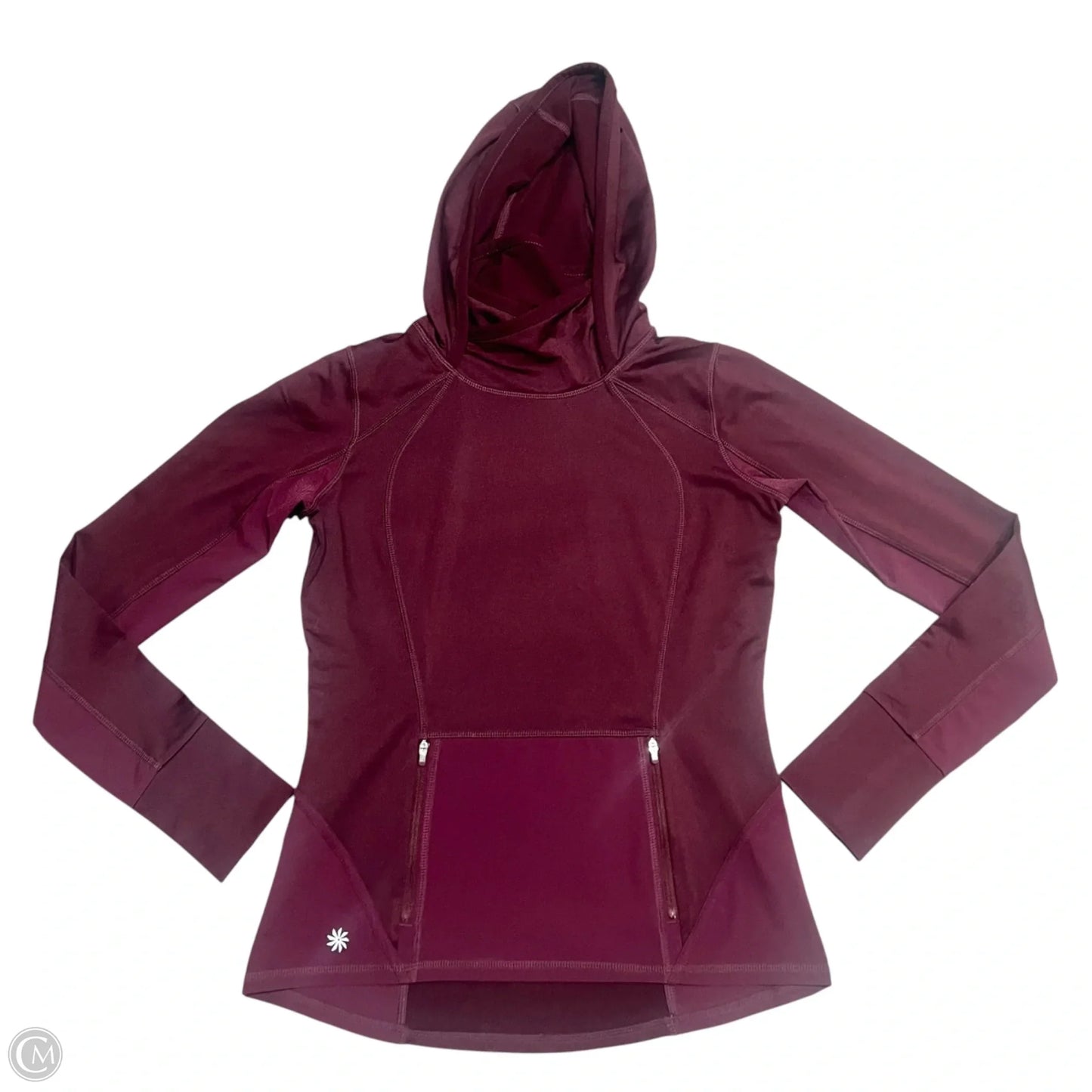 Athletic Sweatshirt Hoodie By Athleta In Red, Size: Xs