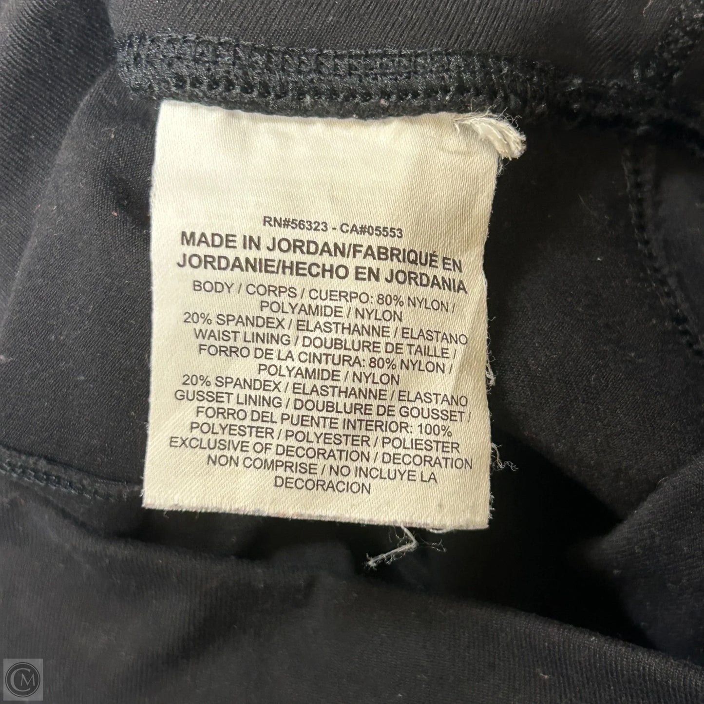 Athletic Leggings Capris By Nike In Black, Size: 0
