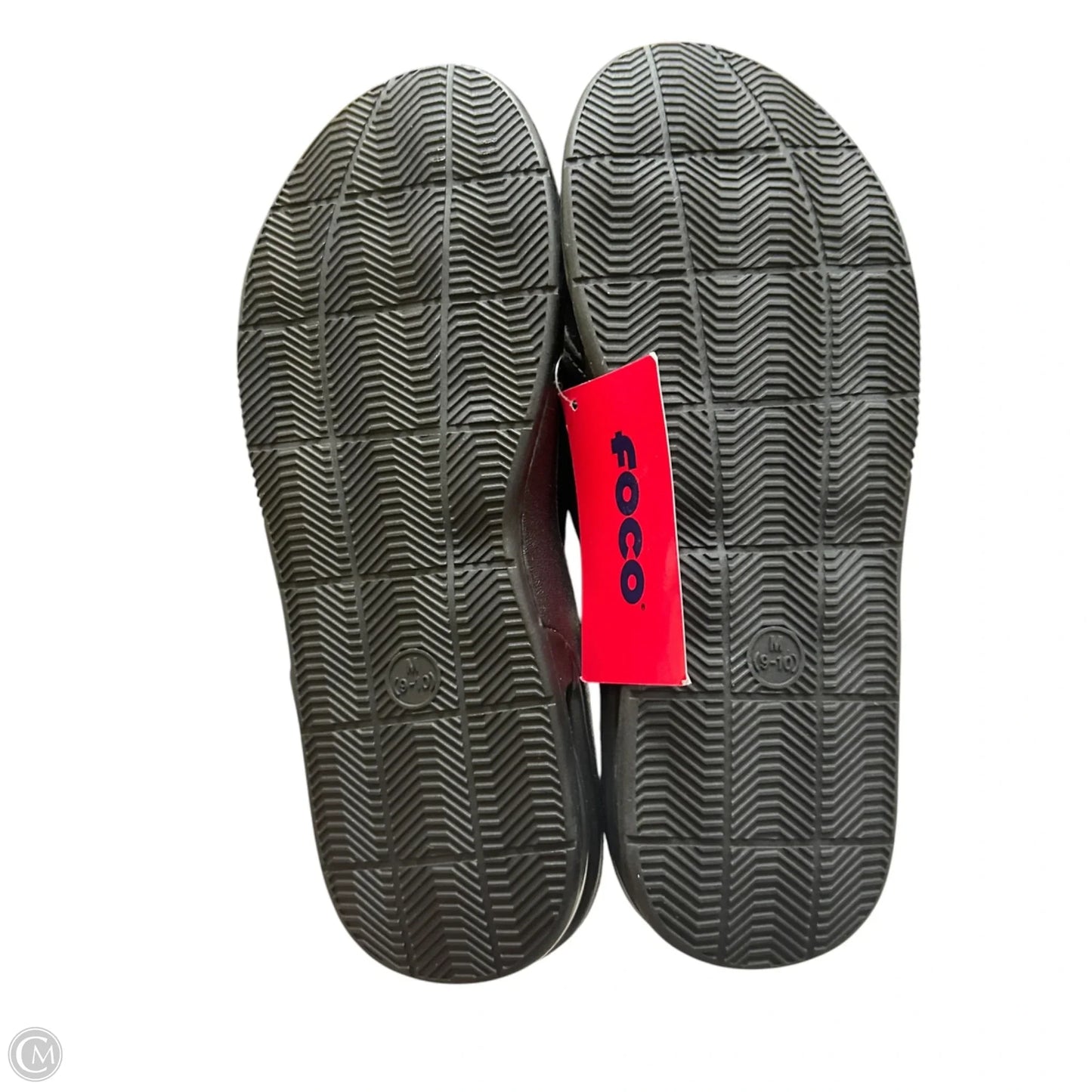 Sandals Flats By Nfl In Green & White, Size: 9