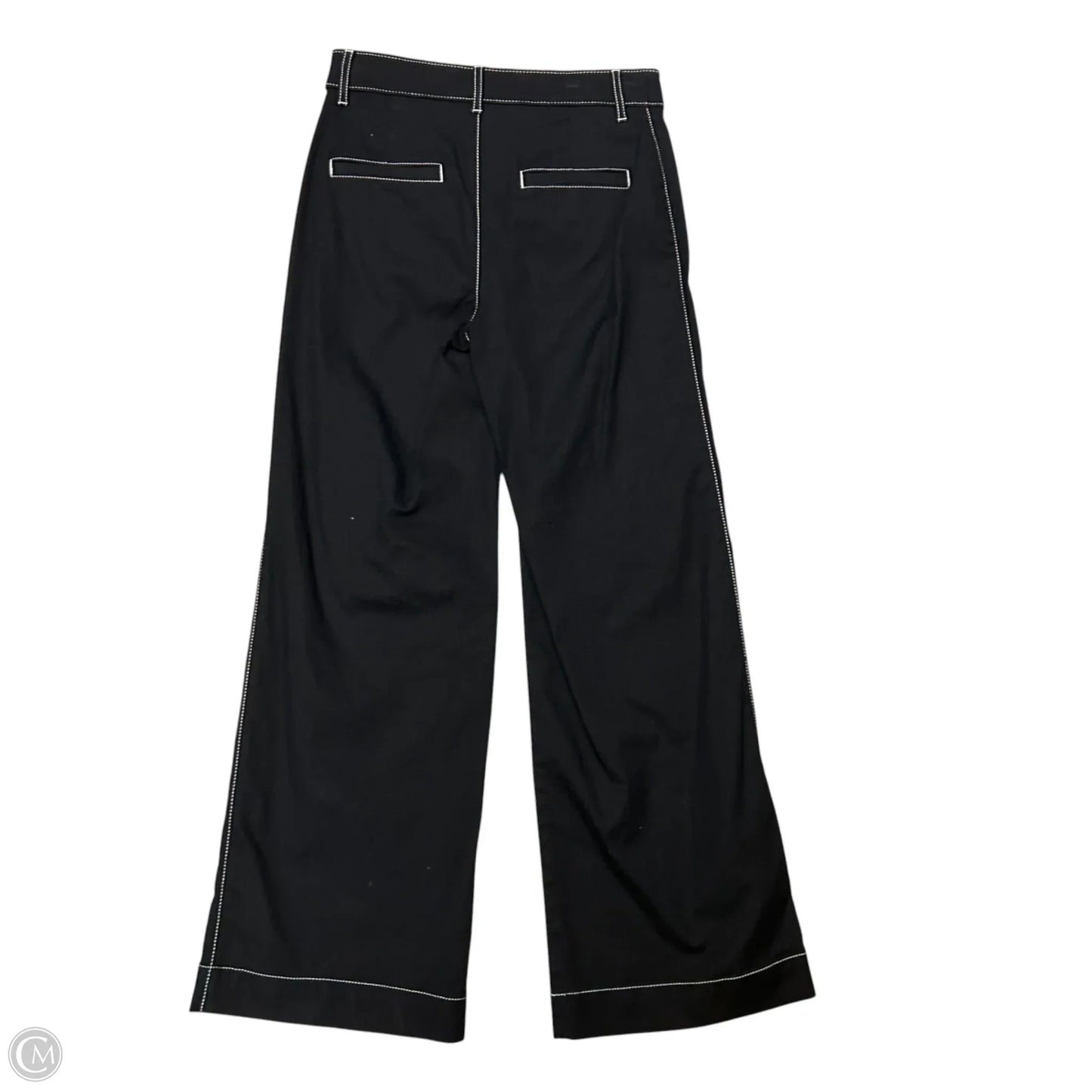 Jeans Wide Leg By Loft In Black Denim, Size: 0